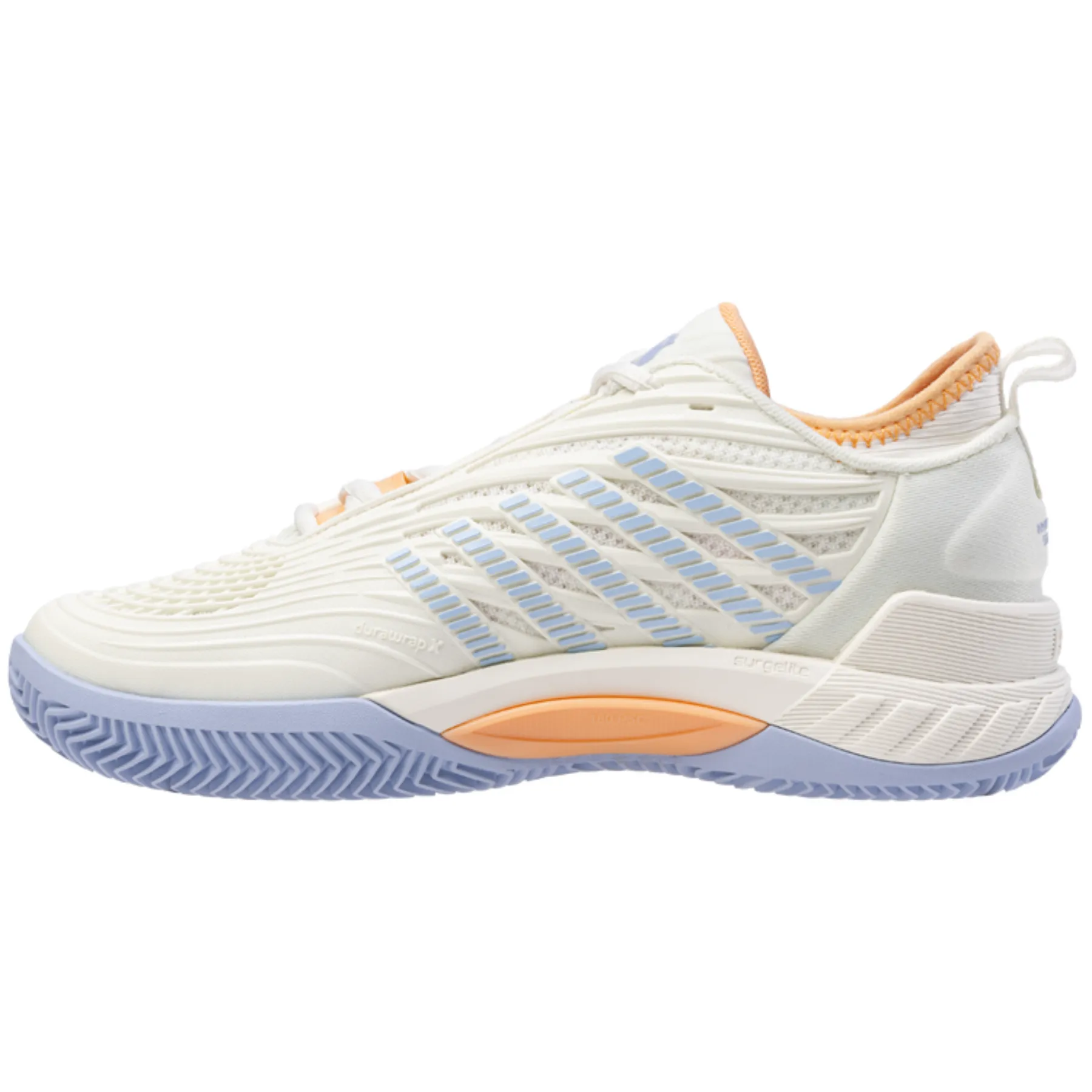 Shock Resistant K Swiss Hypercourt Supreme 2HB WomenTennis Shoes - Star White/Heather/PchFuz