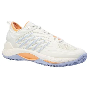 Training Style Active Adults K Swiss Hypercourt Supreme 2HB WomenTennis Shoes - Star White/Heather/PchFuz