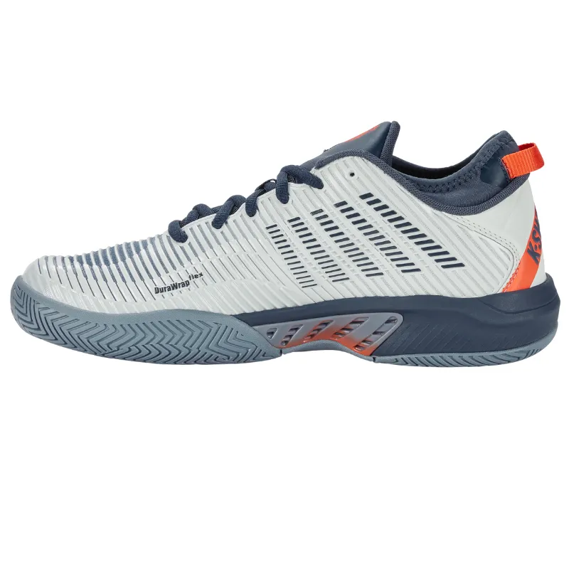 K Swiss Hypercourt Supreme AC Blue Blush / Orion Blue / Ibis Mens Tennis Shoes Stable Step