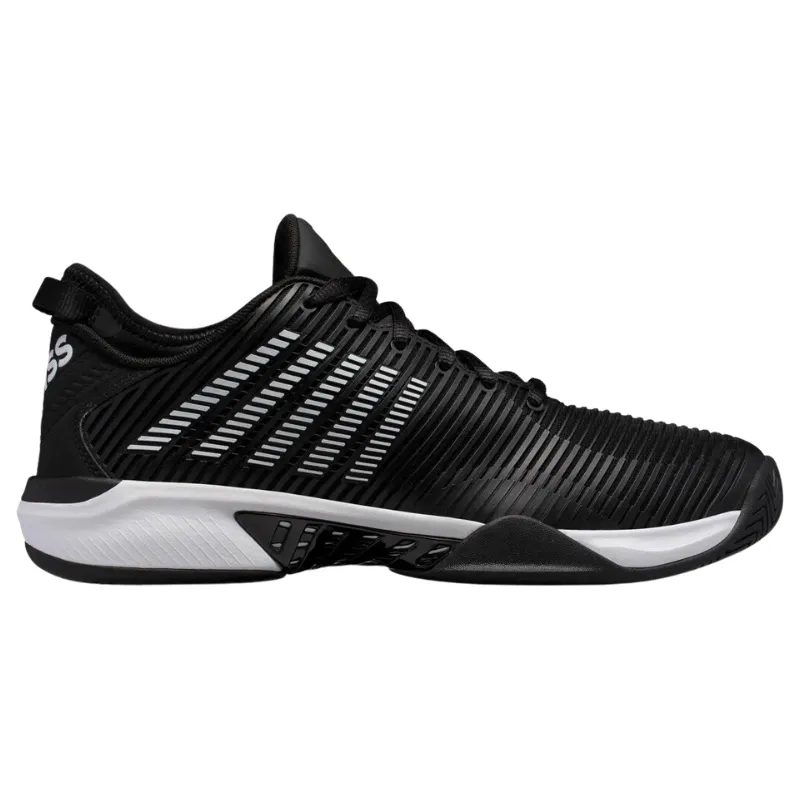 Lace Closure K Swiss Hypercourt Supreme AC Tennis Shoes - Black / White