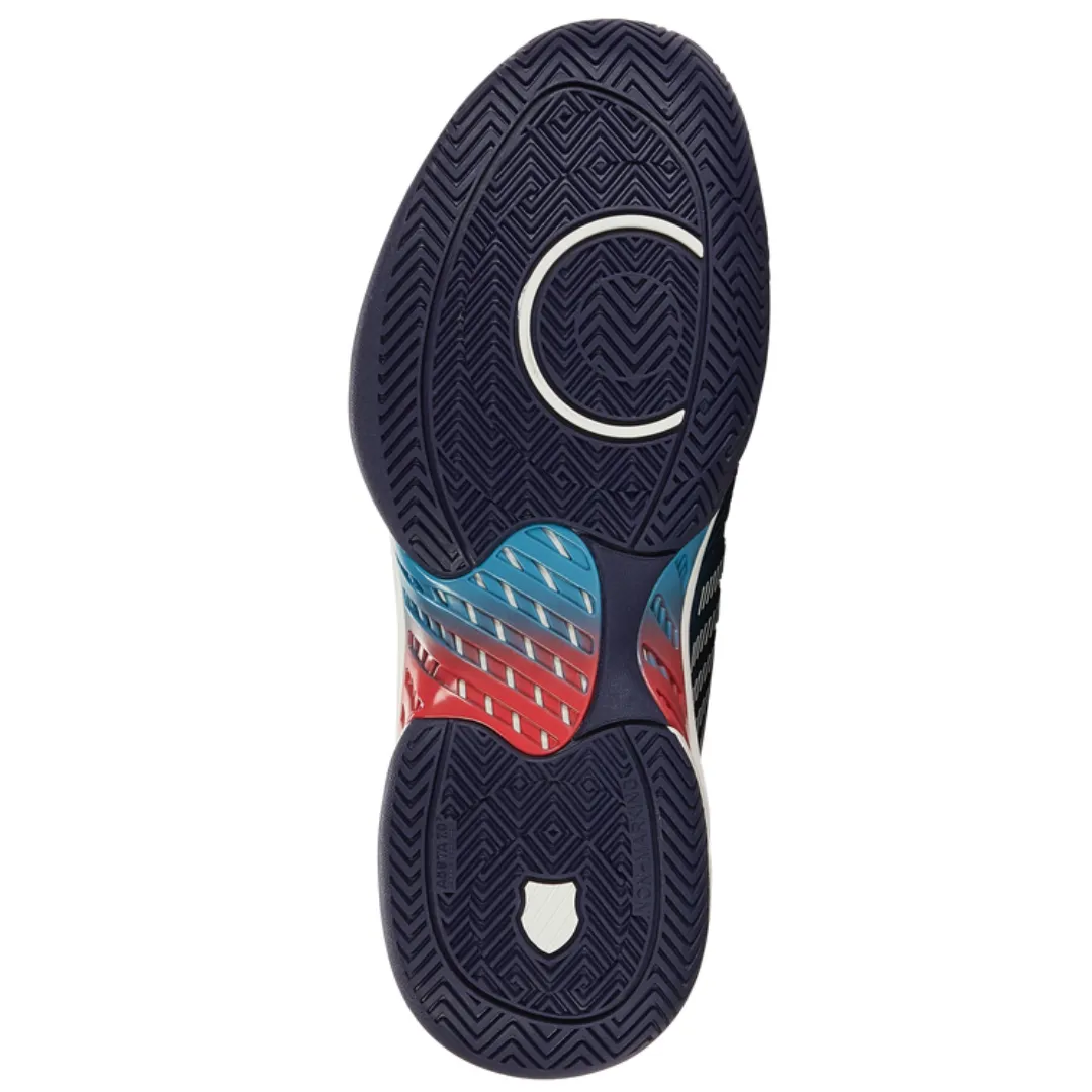 K Swiss Hypercourt Supreme Blue Opal /Blanc De Blanc /Lollipop Men Tennis Shoes Comfortable