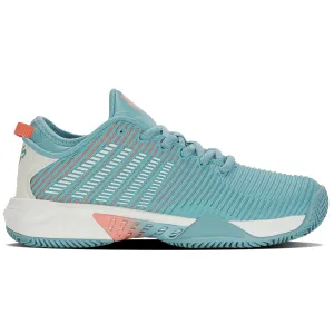 K Swiss Hypercourt Supreme HB Nile Blue/Blanc de Blanc/Desert Flower Women Tennis Shoes Indoor Training session