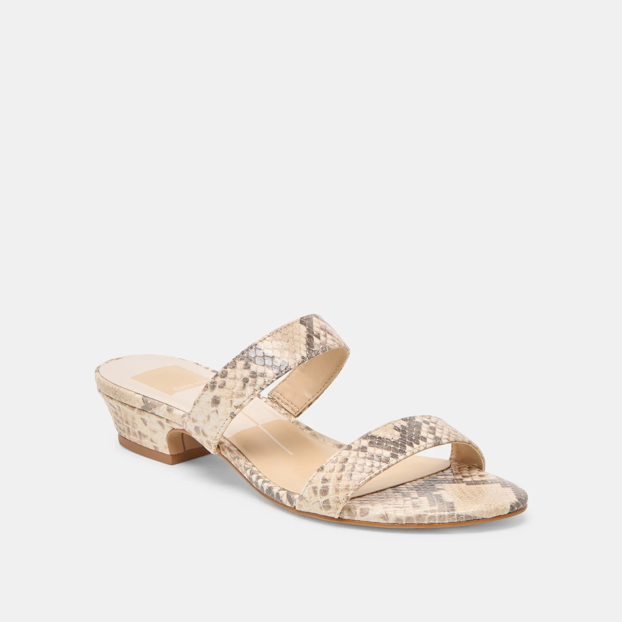 Casual Platform Heels Special Occasion Heels KAMILE SANDALS NATURAL SNAKE EMBOSSED LEATHER