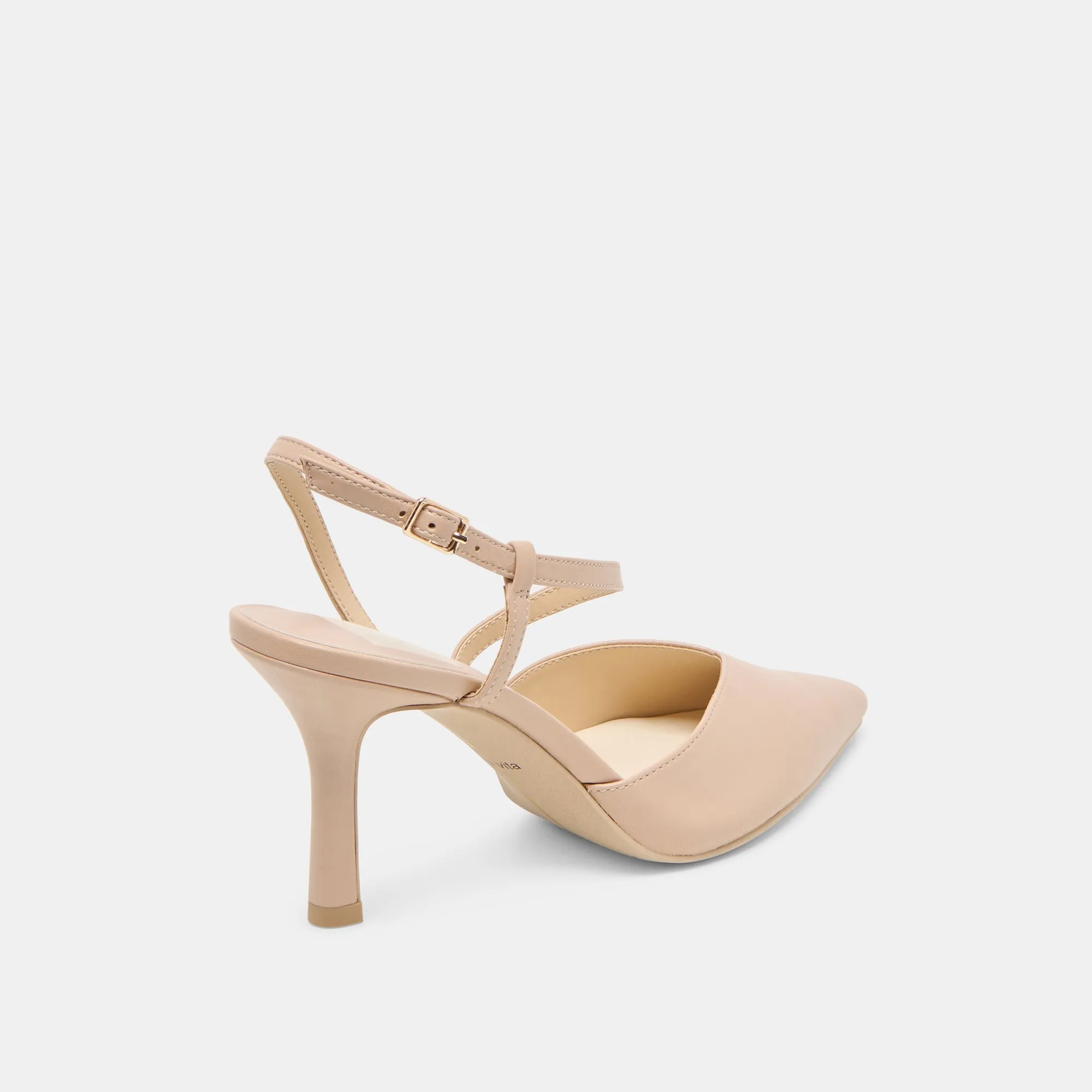 Clear High Heels Soft Sole High Heels KAMRA HEELS BEIGE LEATHER