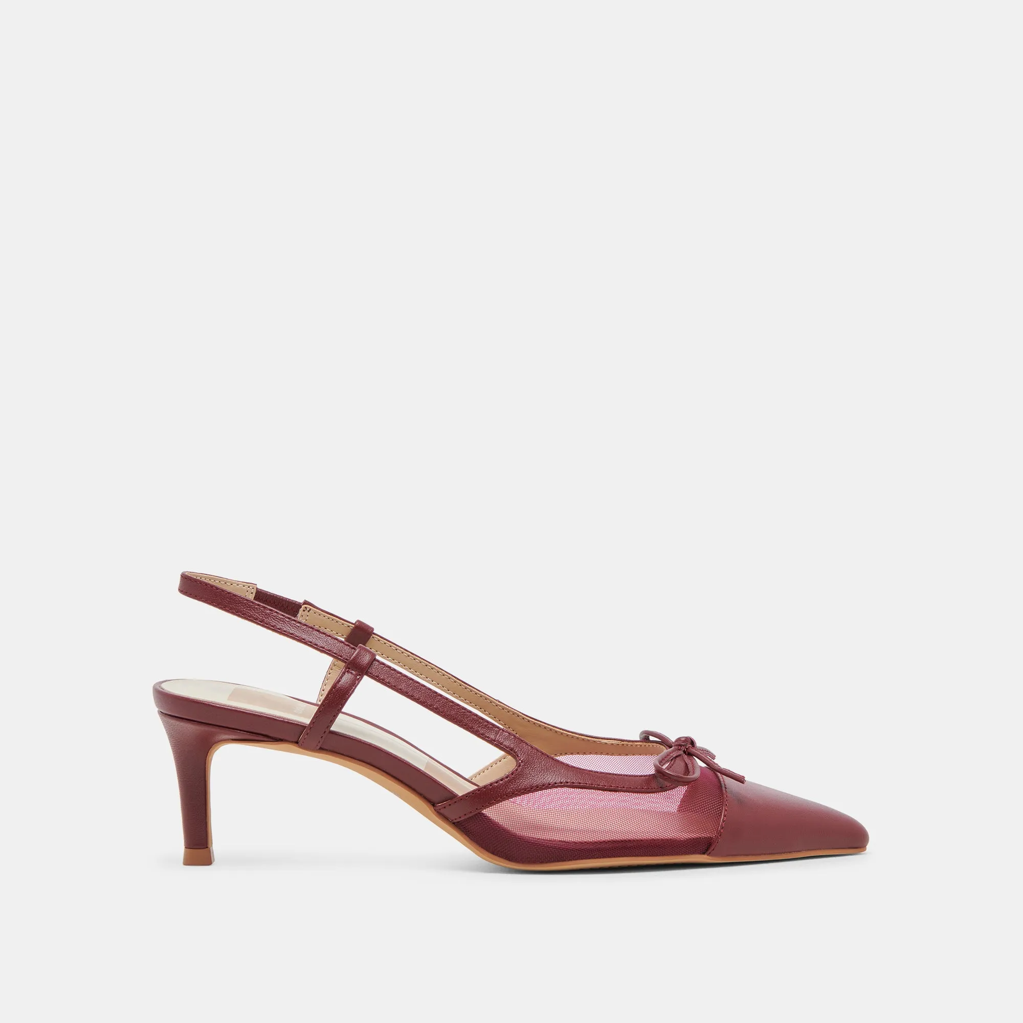 KANDI HEELS MAROON MESH Foot Protection
