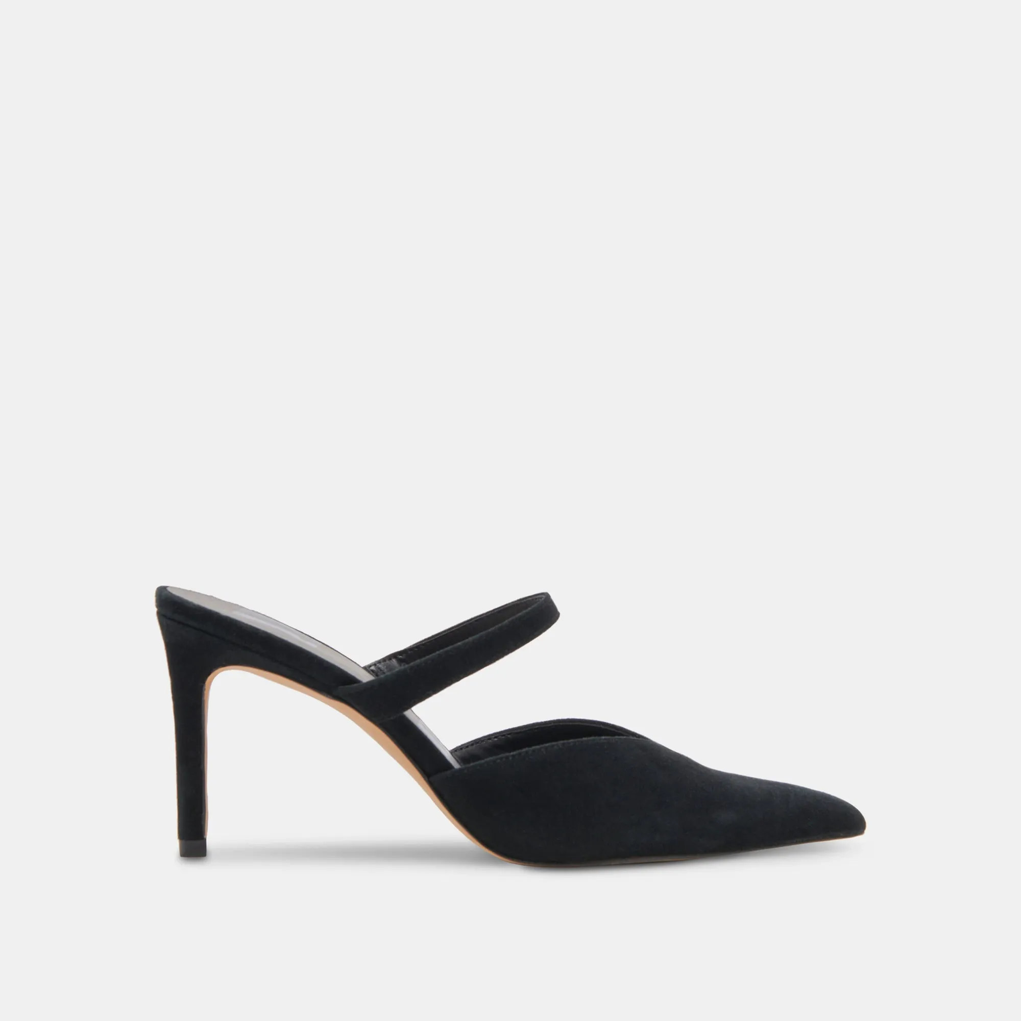 KANIKA HEELS ONYX SUEDE Supportive Fit Soft Leather