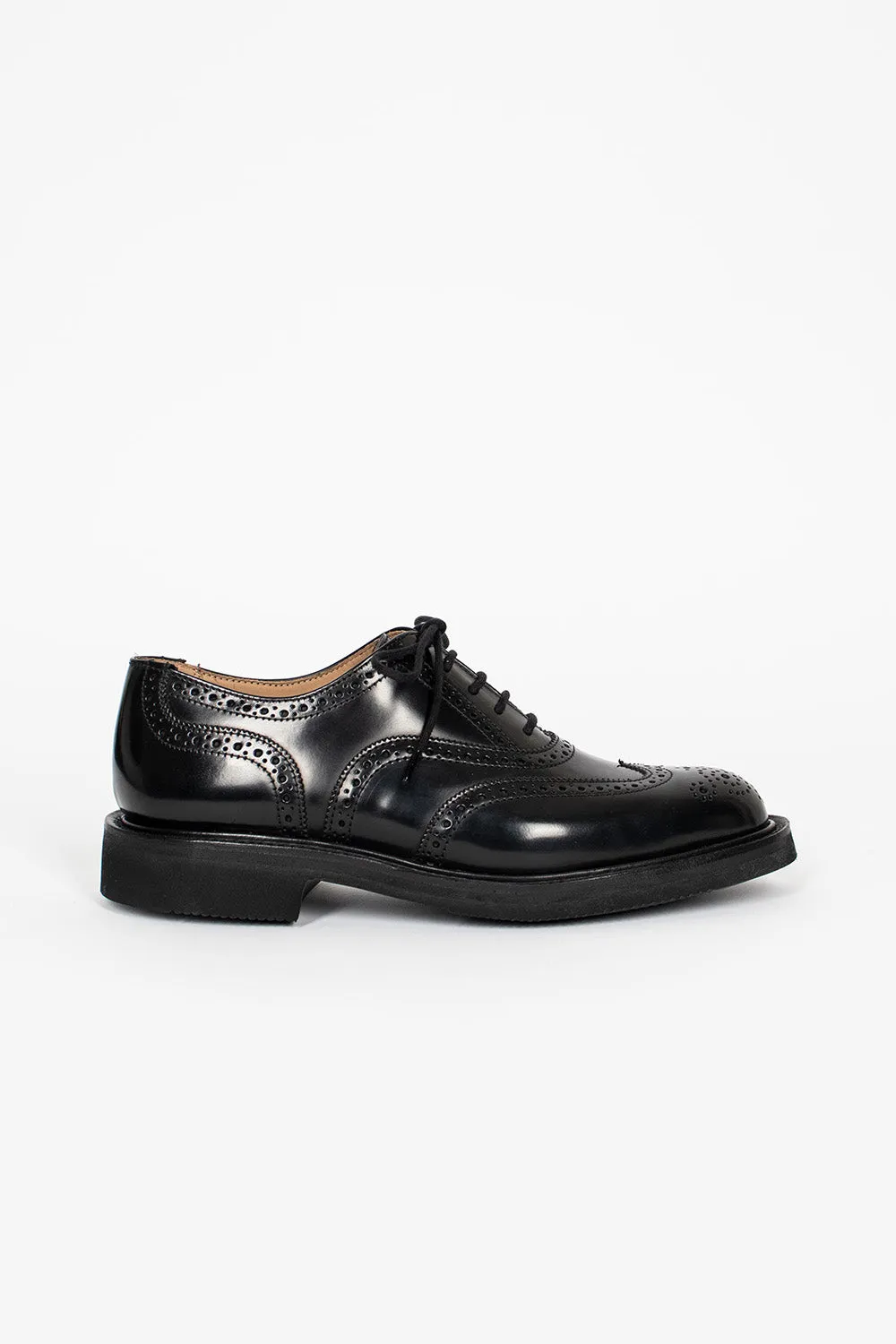 Kara Bookbinder Brogue Black School Run