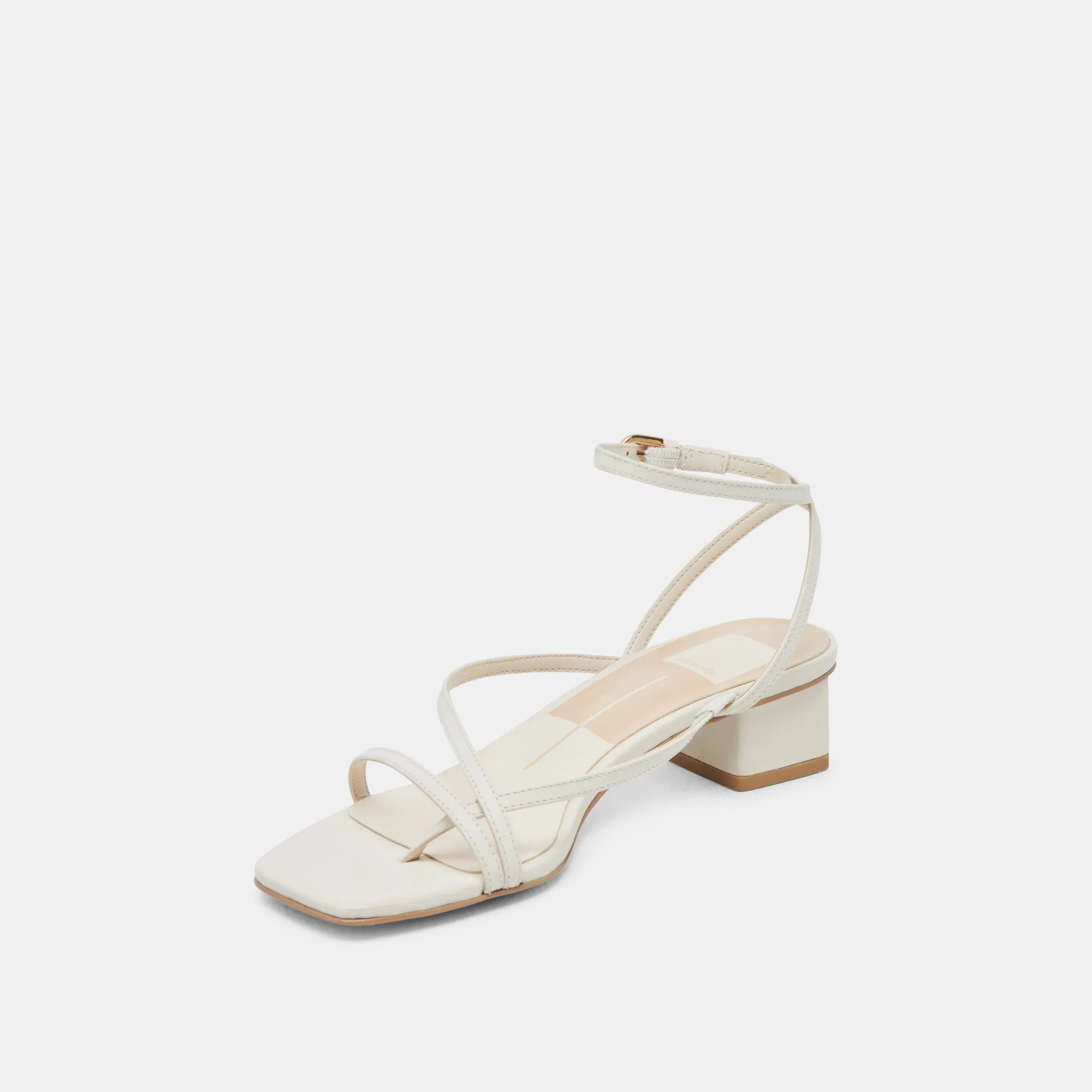 KARLOS SANDALS BONE LEATHER Durable Upper Bridal Footwear with Style