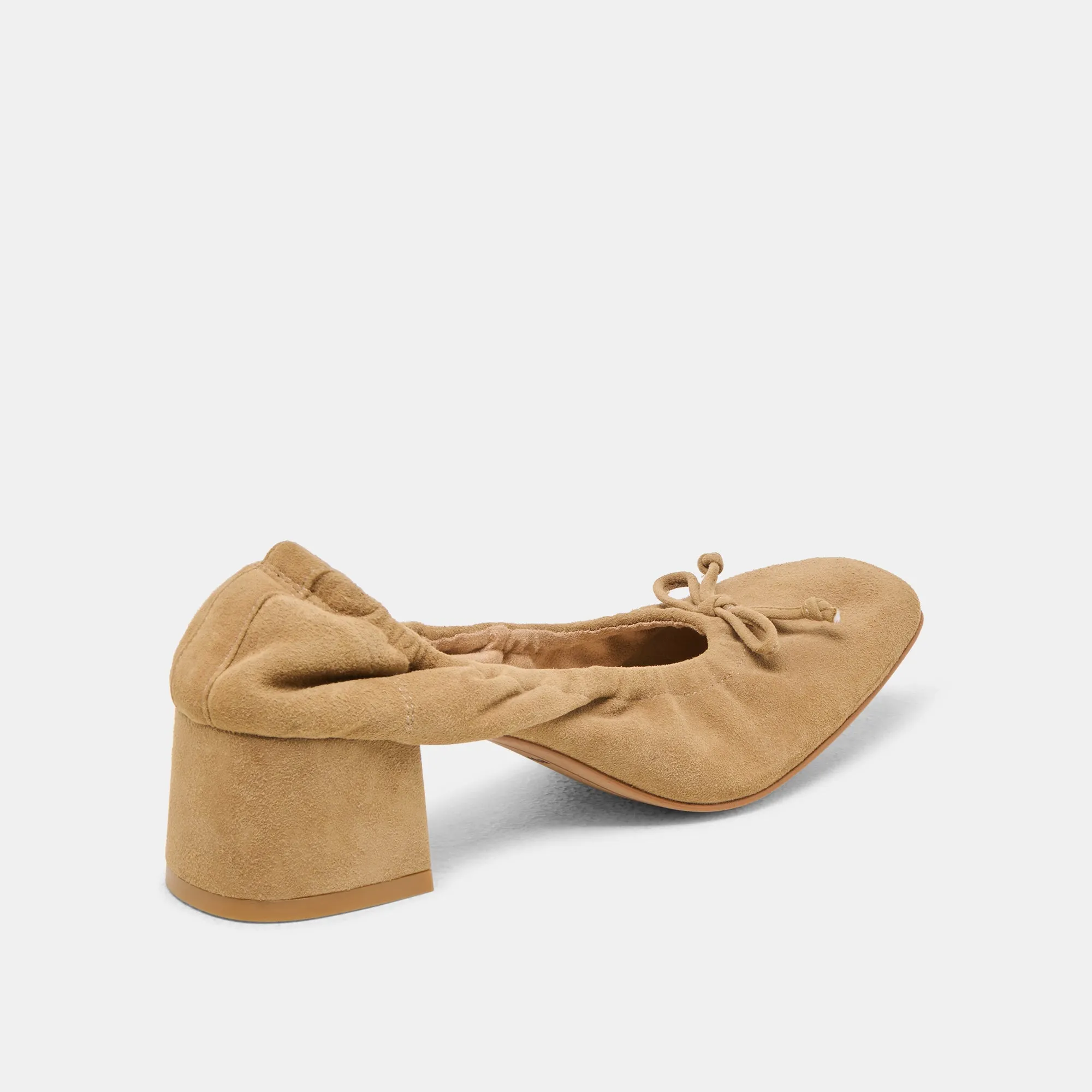 KARMIN HEELS DK TAUPE SUEDE Fall Footwear
