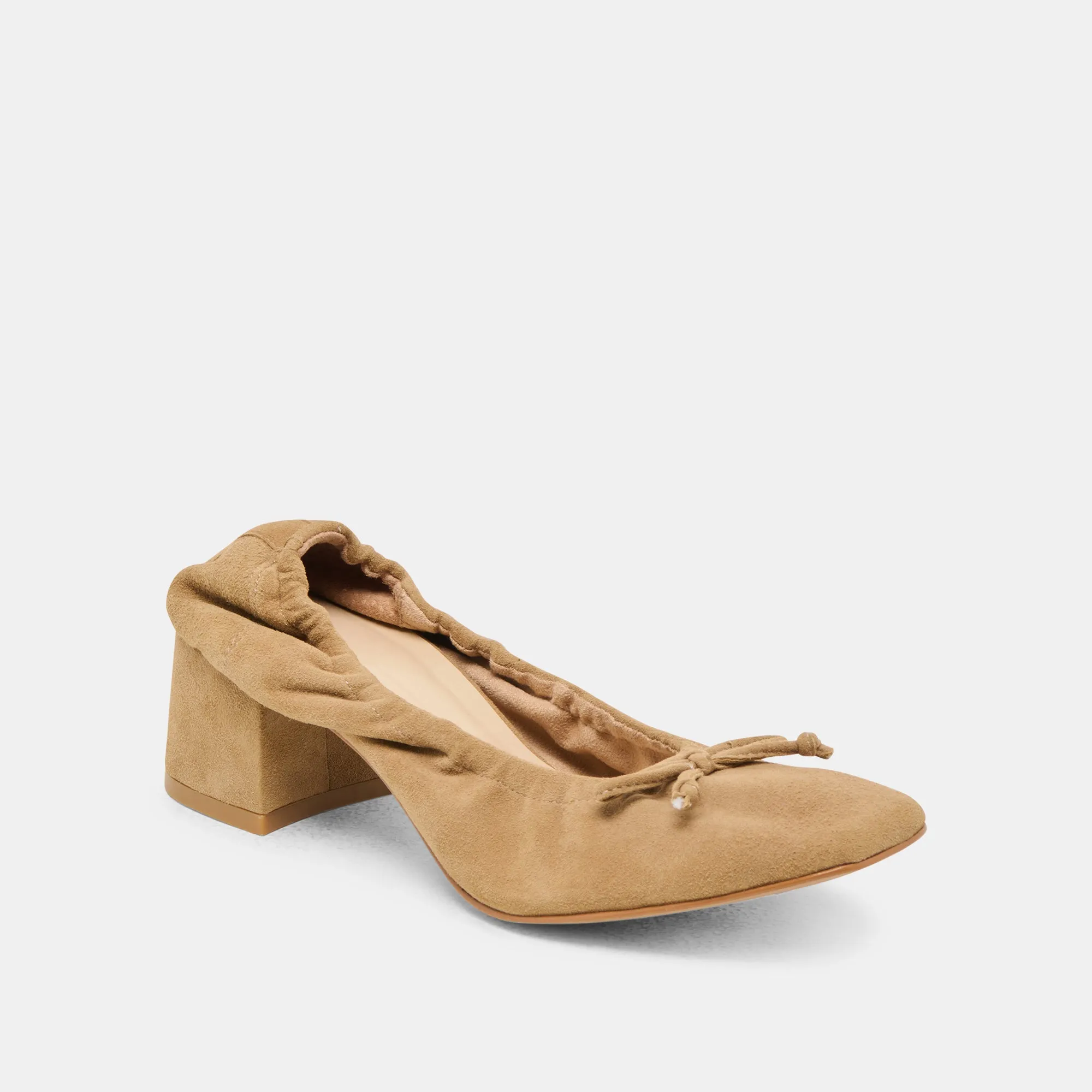 KARMIN HEELS DK TAUPE SUEDE Glamorous Heels