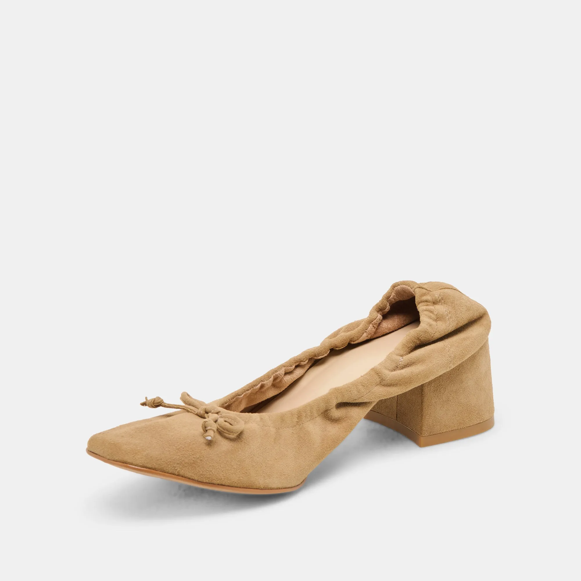 KARMIN HEELS DK TAUPE SUEDE Premium Sandals