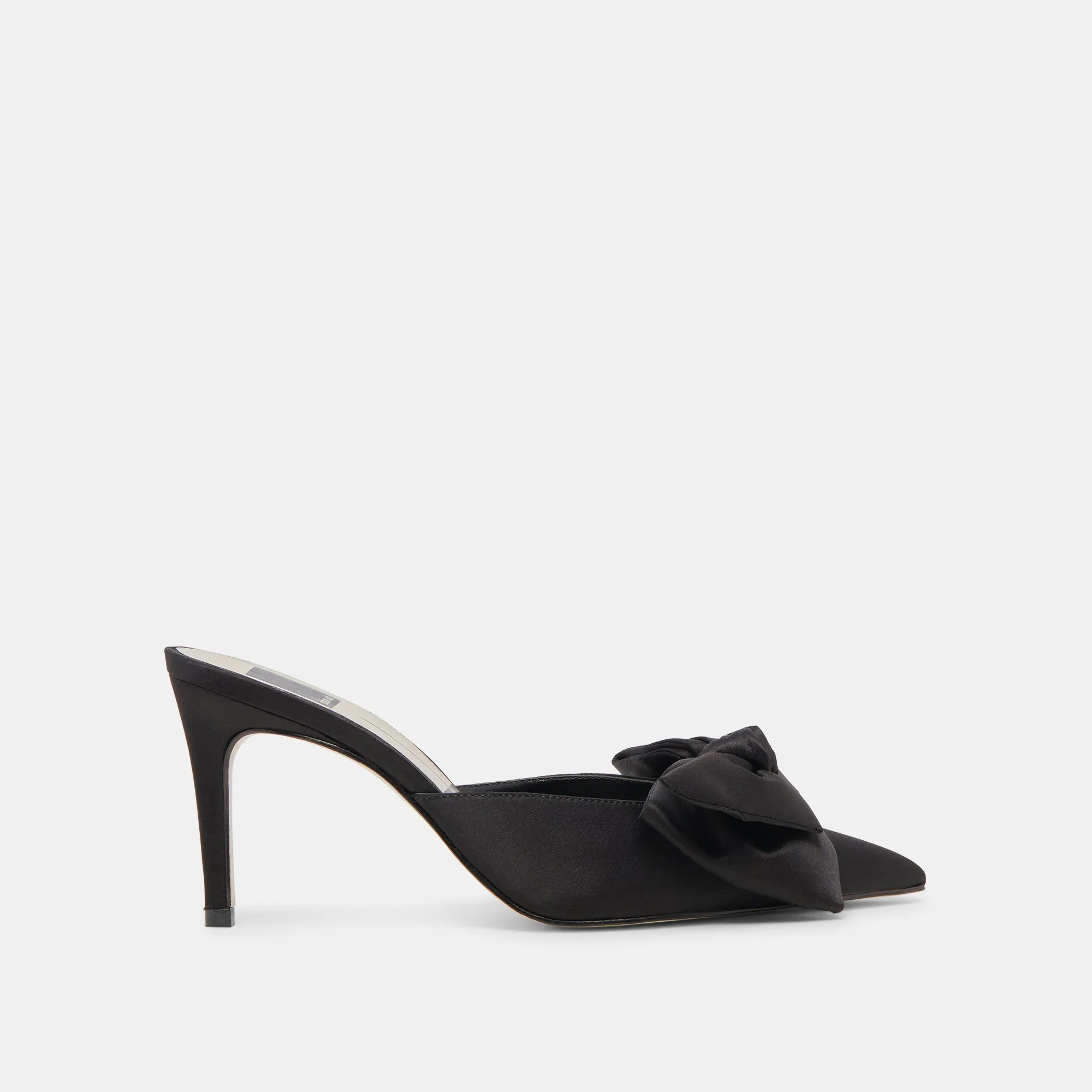 Fashion Sandals Trendy Sandals KAYLI HEELS ONYX SATIN