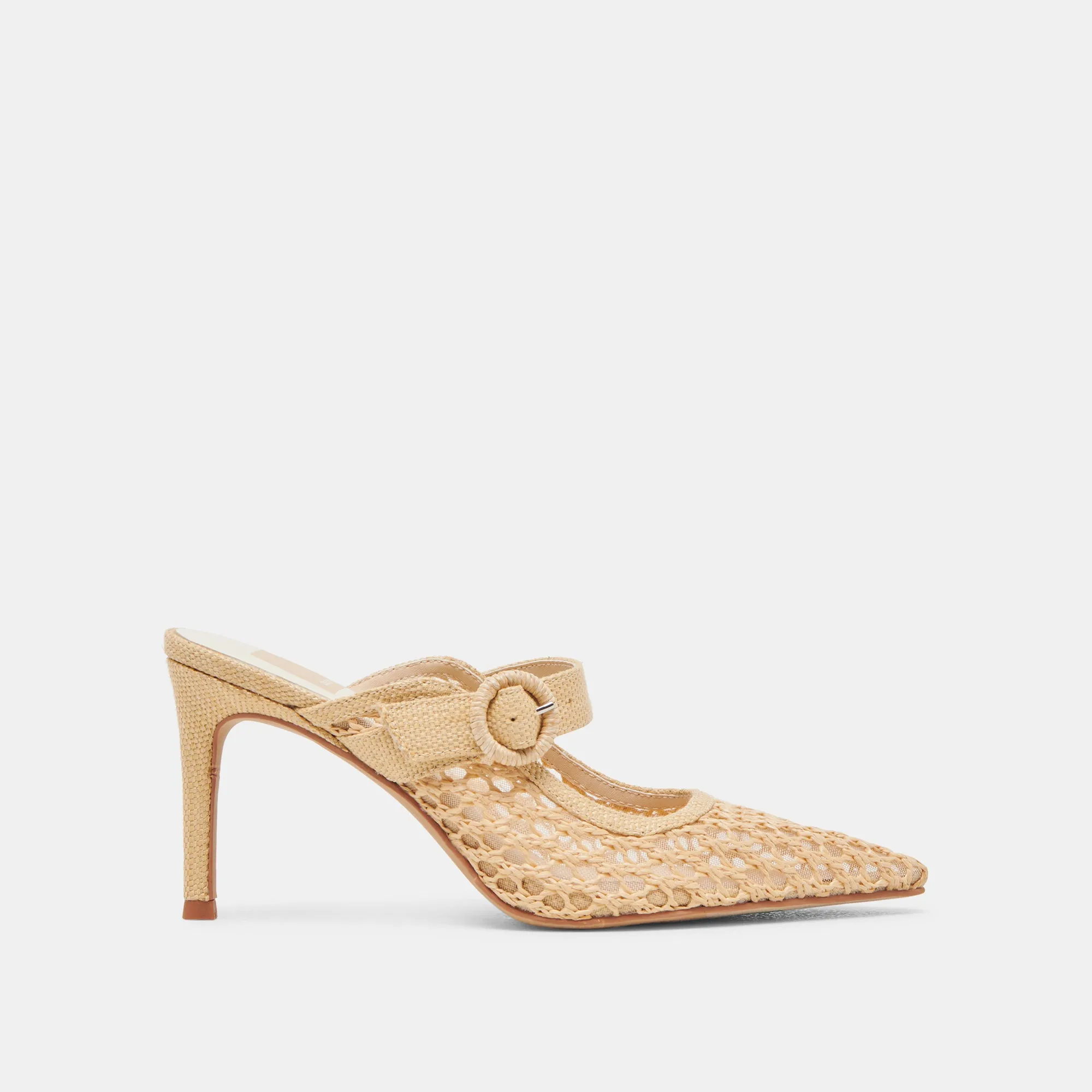 KEEKEE HEELS LT NATURAL WOVEN RAFFIA Stylish Stilettos