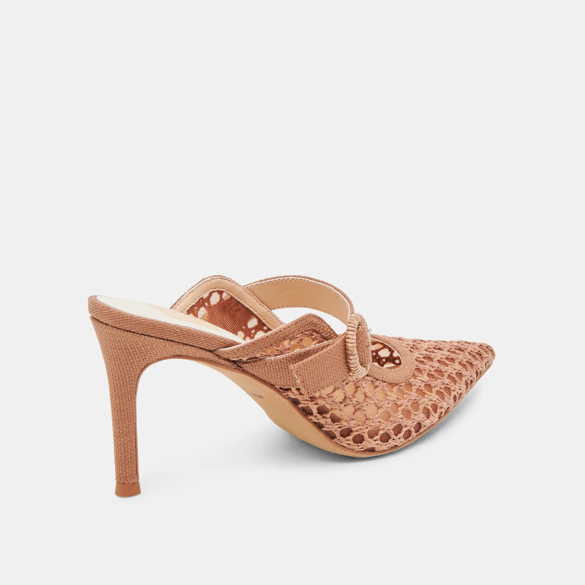 Bridal Footwear with Style KEEKEE HEELS SADDLE WOVEN RAFFIA