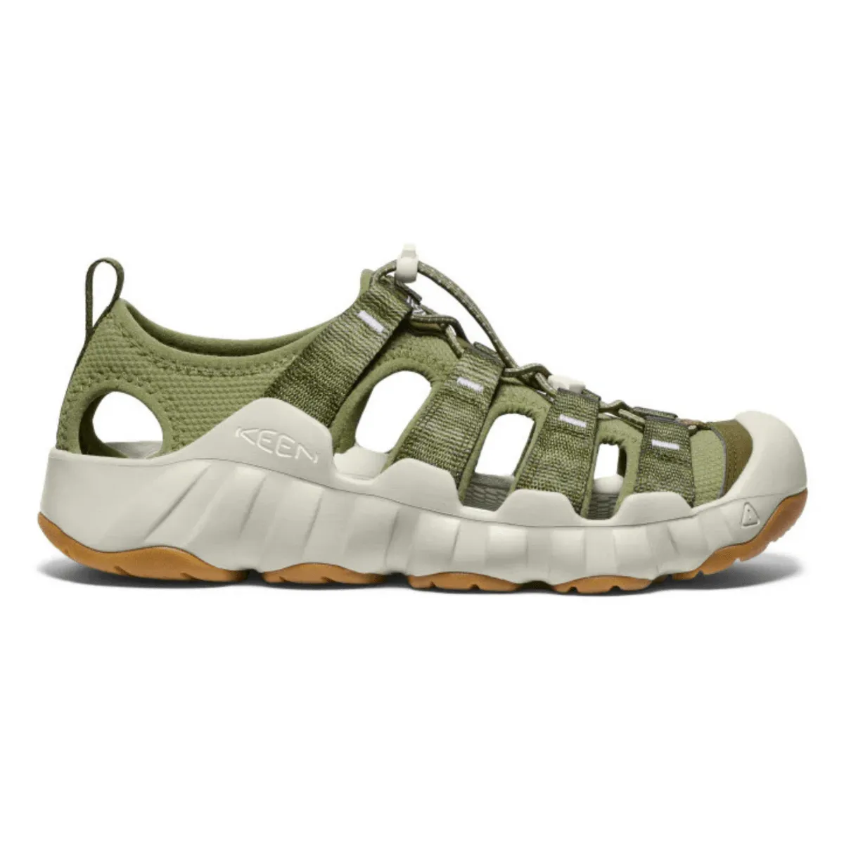 packable Lightweight Flats Keen Men's Hyperport H2 Martini Olive/Plaza Taupe