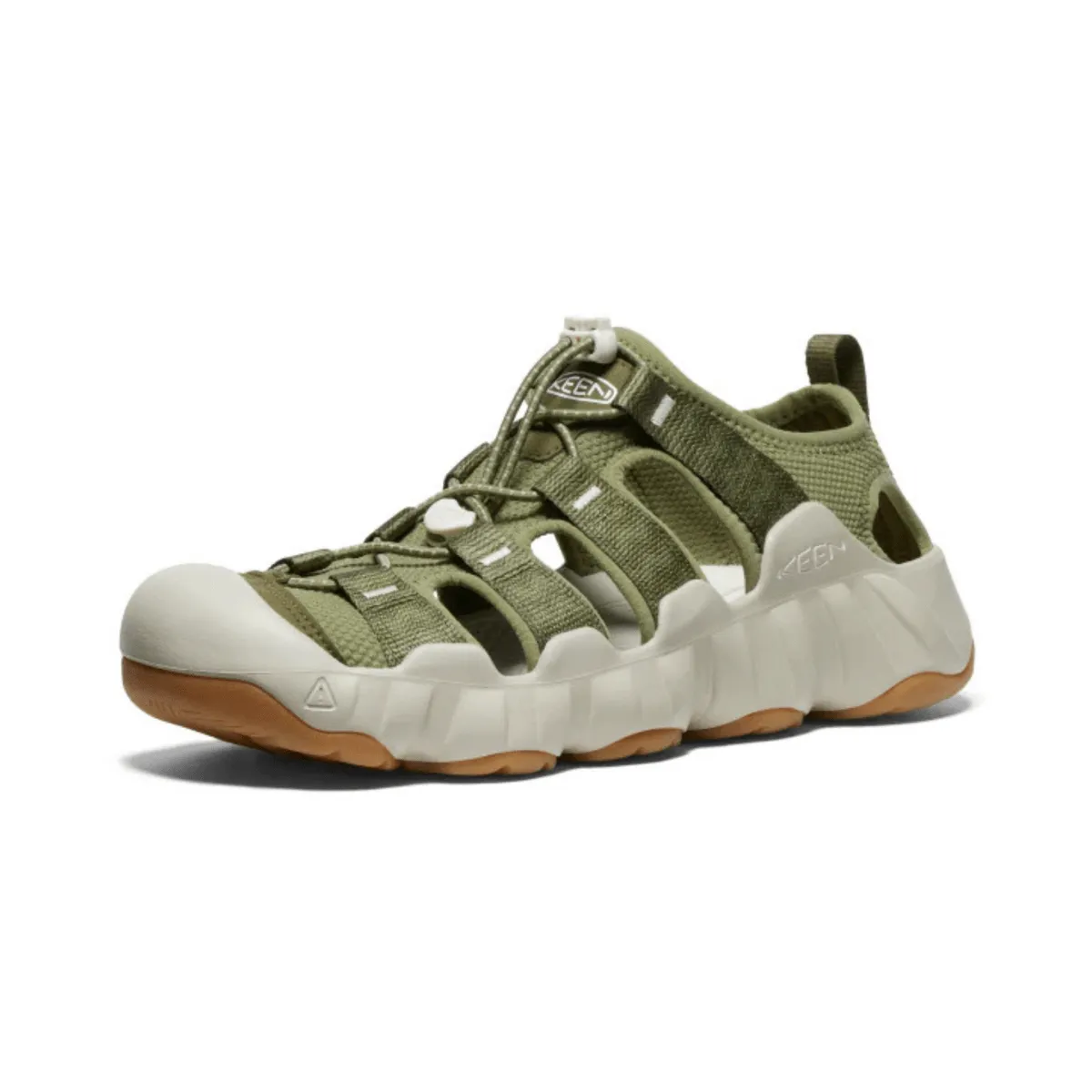 Criss Cross Straps Keen Men's Hyperport H2 Martini Olive/Plaza Taupe