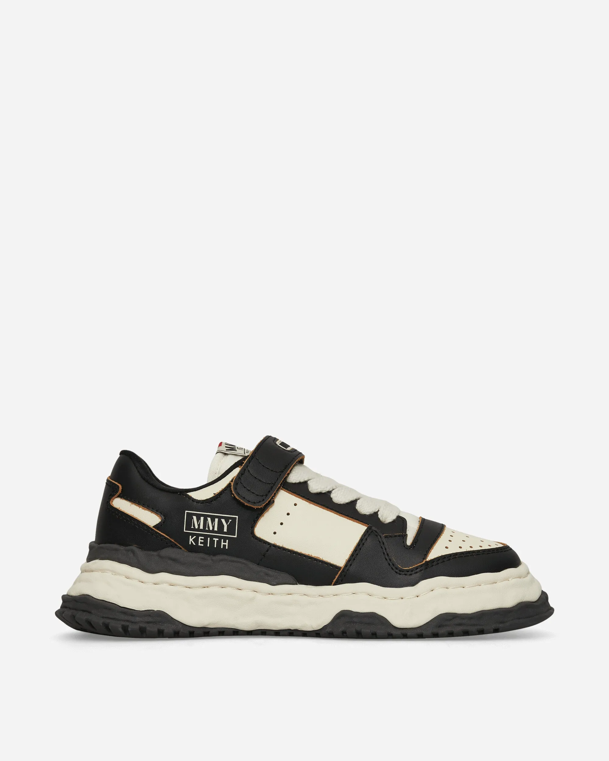 Keith OG Sole Leather Low Sneakers Black / White Spring Vibe