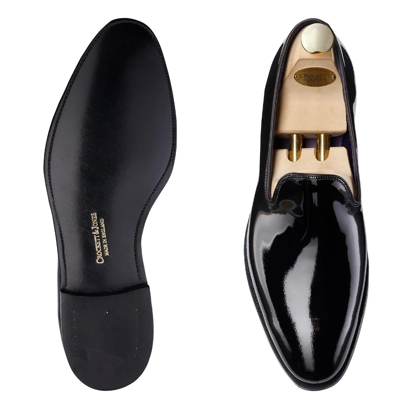Kensington Black Patent Stylish Footwear Everyday Footwear