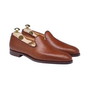 Kensington Tan Woven Calf Everyday Cushioning Trendy Footwear