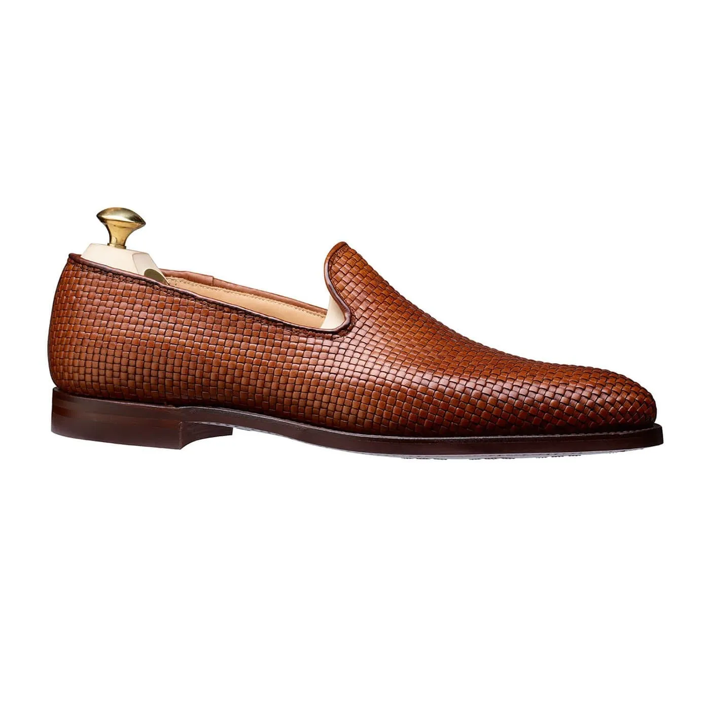Kensington Tan Woven Calf Buckle Closure Beach Friendly