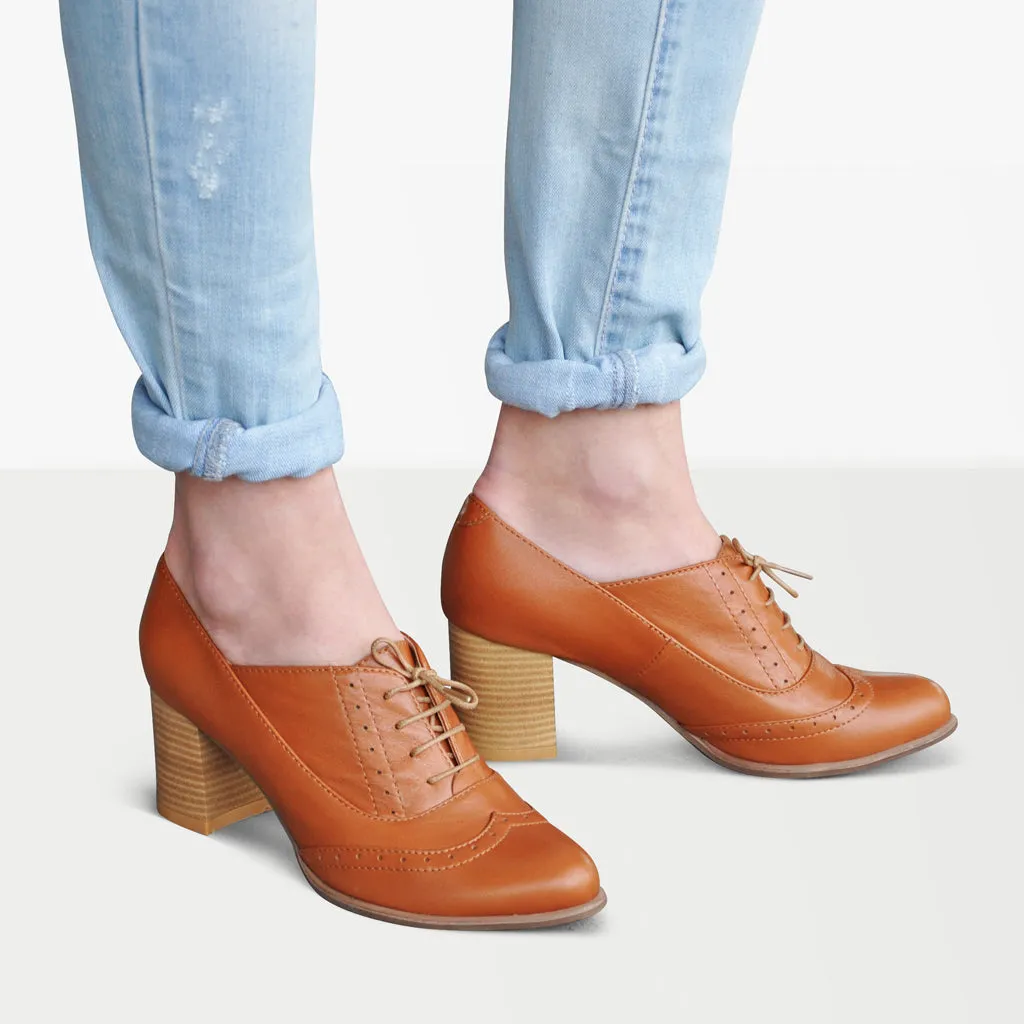 Comfort Lace Up Kent - Oxford Heels