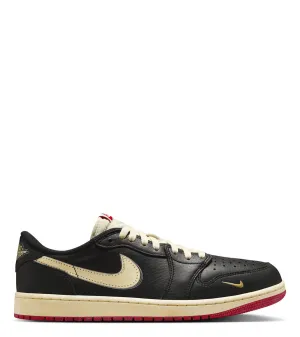 fitness freaks - specific features Jordan x Nigel Sylvester Air Jordan 1 Retro Low Black Red