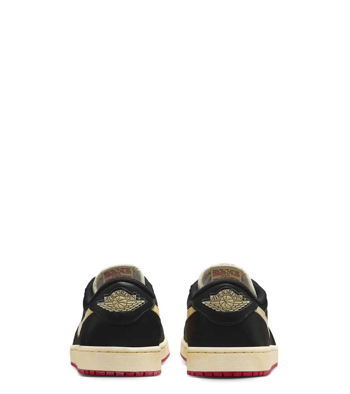 Jordan x Nigel Sylvester Air Jordan 1 Retro Low Black Red main Striped