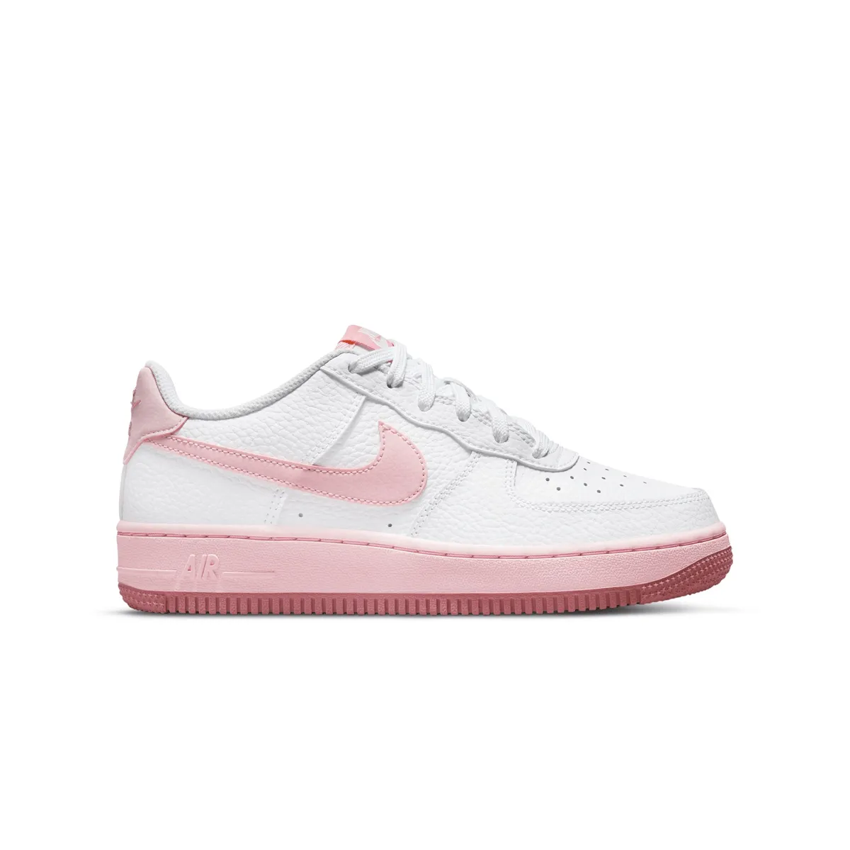 Kid's Air Force 1 'Pink Foam' Sleek Aesthetic