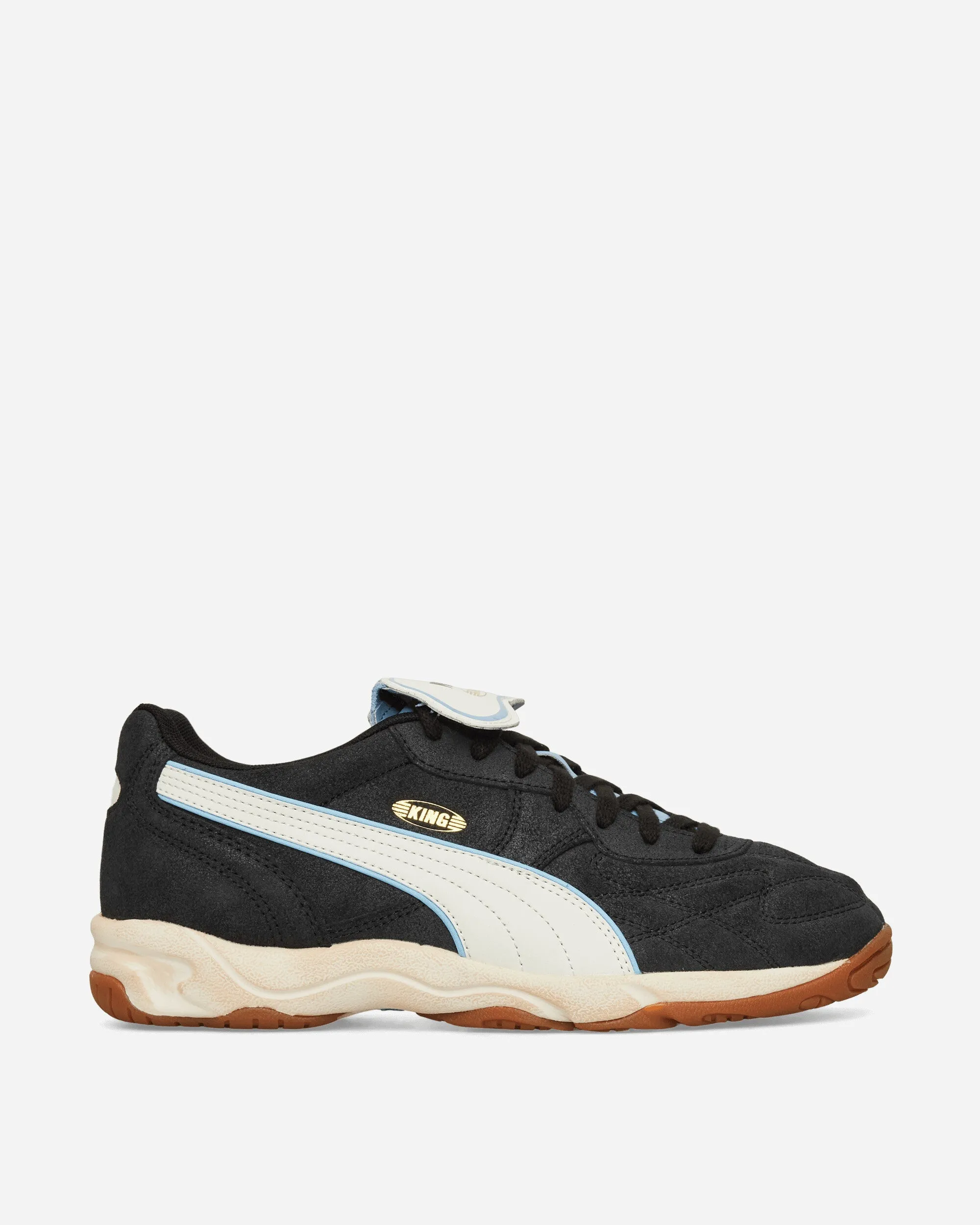 King Indoor Sneakers Black / Team Light Blue Adaptive Fit