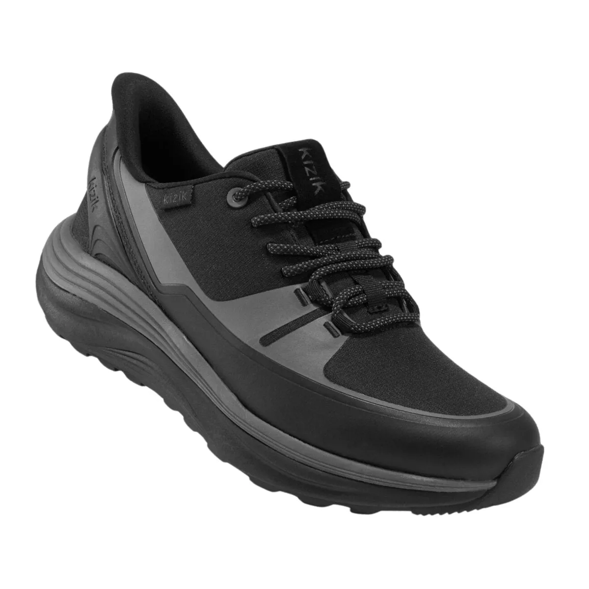 Kizik Men's London All-Terrain Black/Poppyseed Race Pace Look Walk