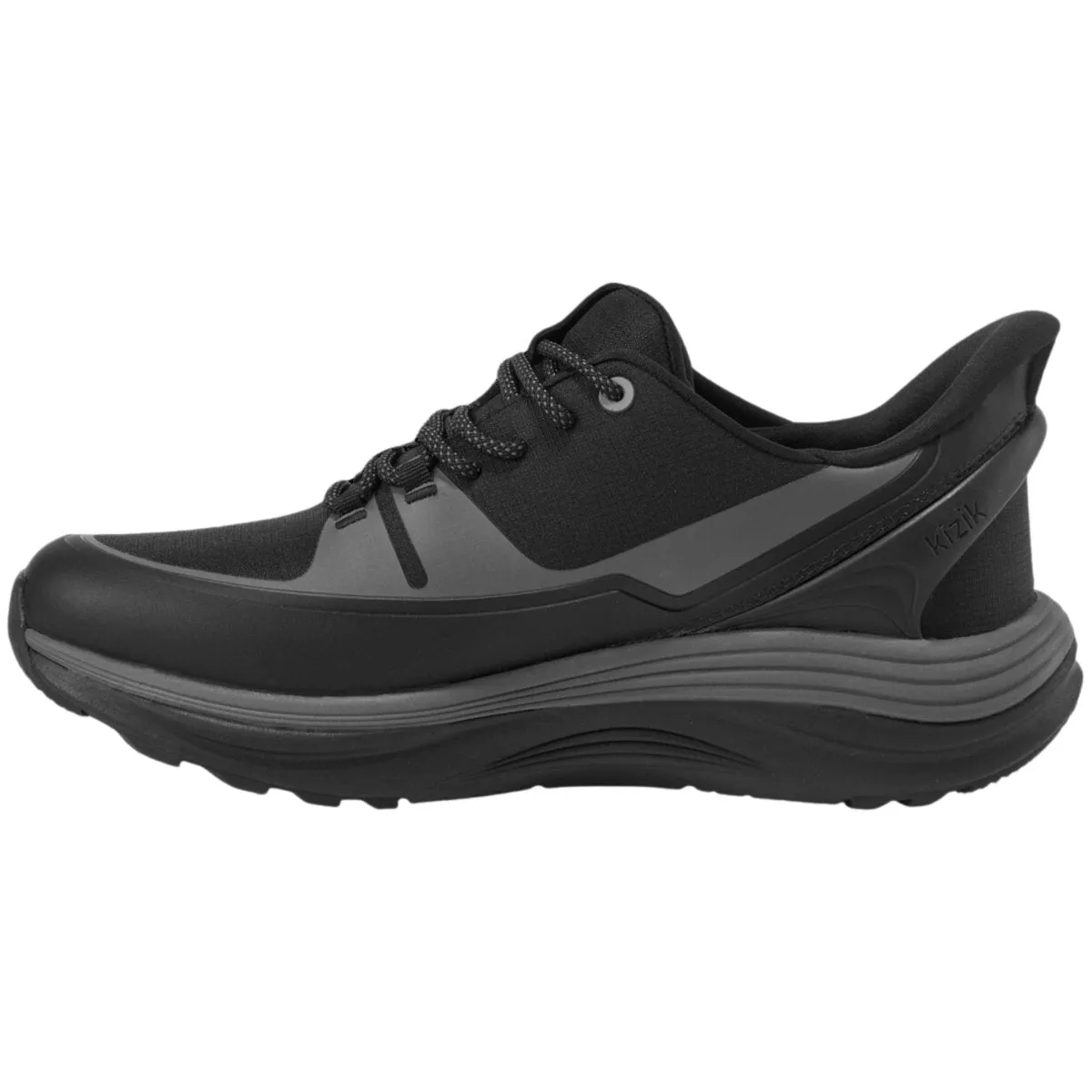Kizik Men's London All-Terrain Black/Poppyseed Relaxed Look Shoes Smart Edge