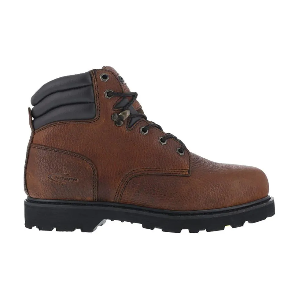 Knapp Men's K5020 Backhoe Steel Toe Boot Brown Ergonomic Shape Neutral Tones