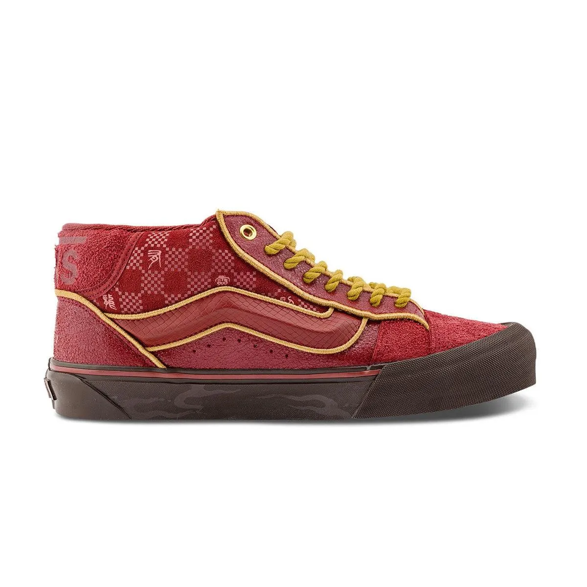 Knu Mid Skool Year of the Dragon 'Dark Red' Comfortable Quick Release