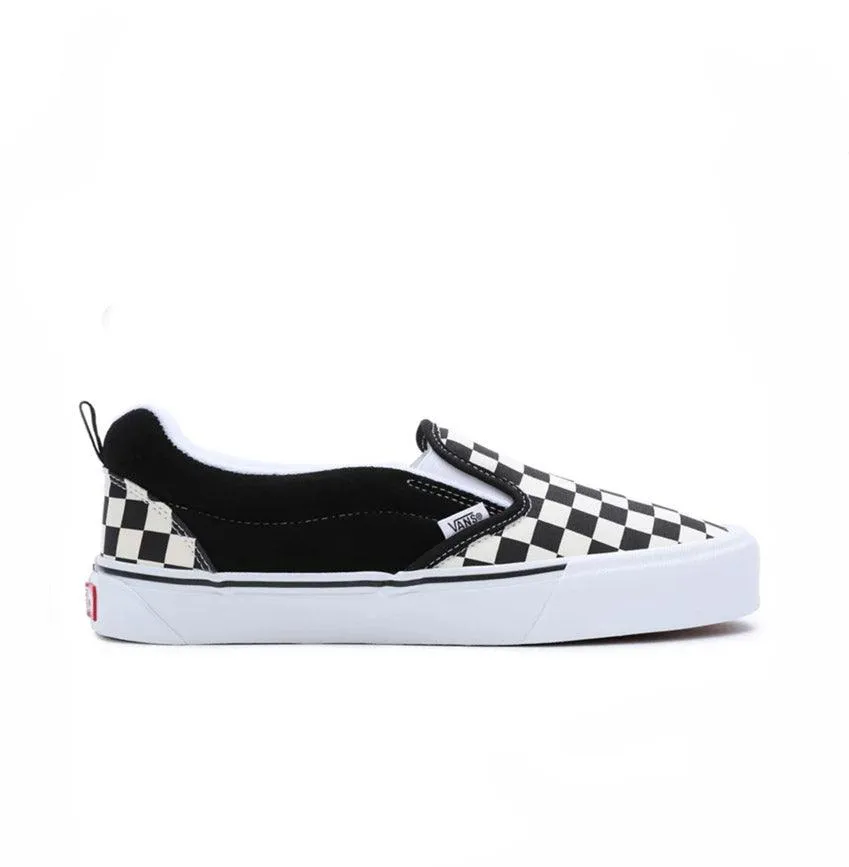 High Quality Leather Knu Slip 'Checkerboard True White'