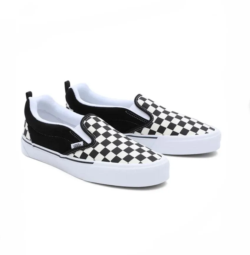 Knu Slip 'Checkerboard True White' Reinforced Arch Glossy Finish