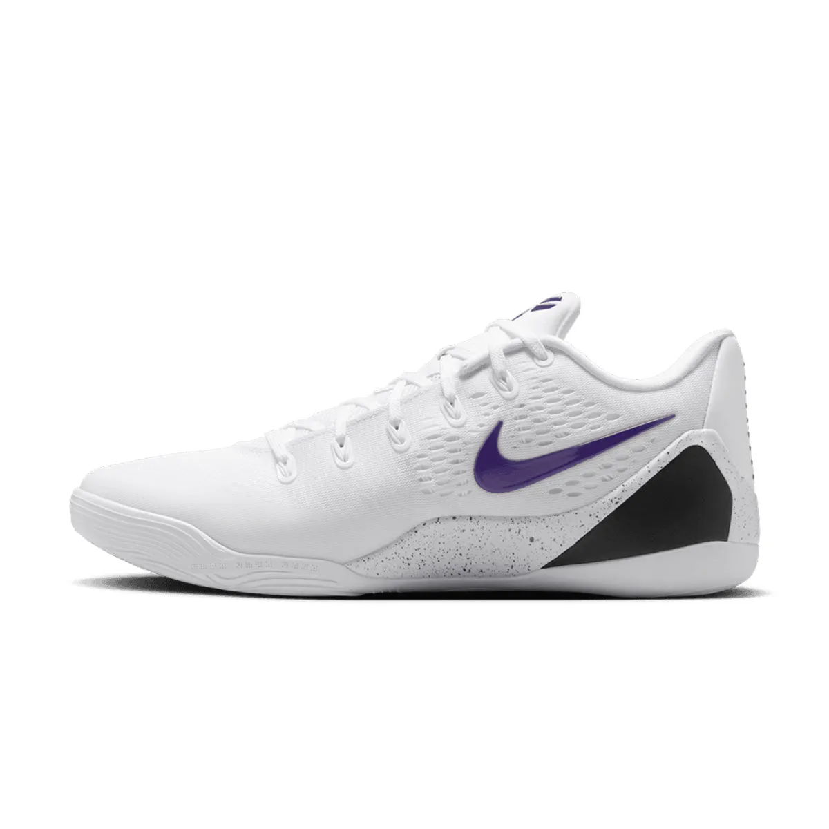 Kobe IX Elite Low Em Protro 'White Court Purple' All Day Support