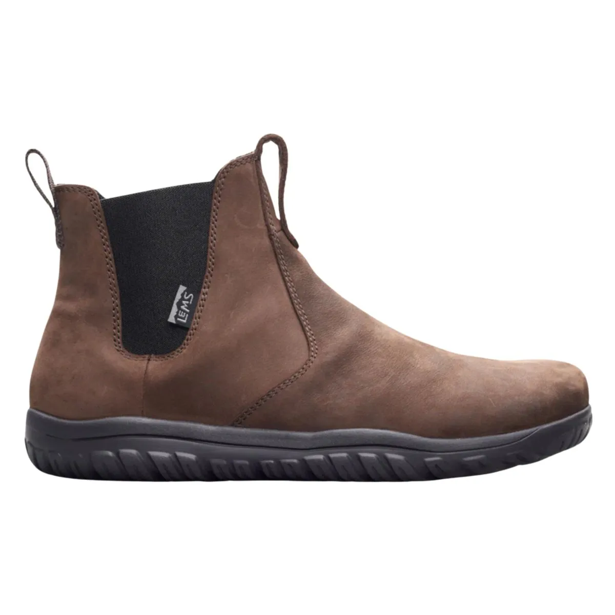 Travel Fit Multi Use Lems Men's Chelsea Boot Espresso Leather Waterproof