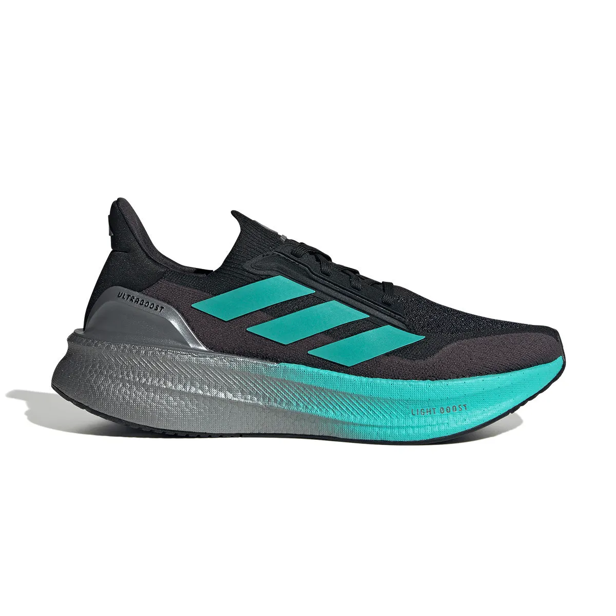   Mercedes AMG Petronas F1 Team Ultraboost 5X 'Core Black Semi Mint Rush' Sneaker Socks