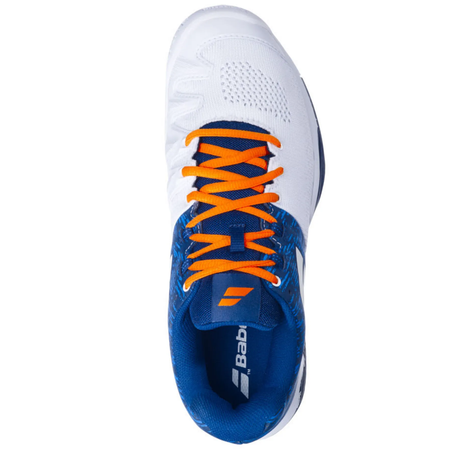 Babolat Propulse Blast All Court Men's Tennis Shoes - White/Dark Blue Lightweight Build No Slip
