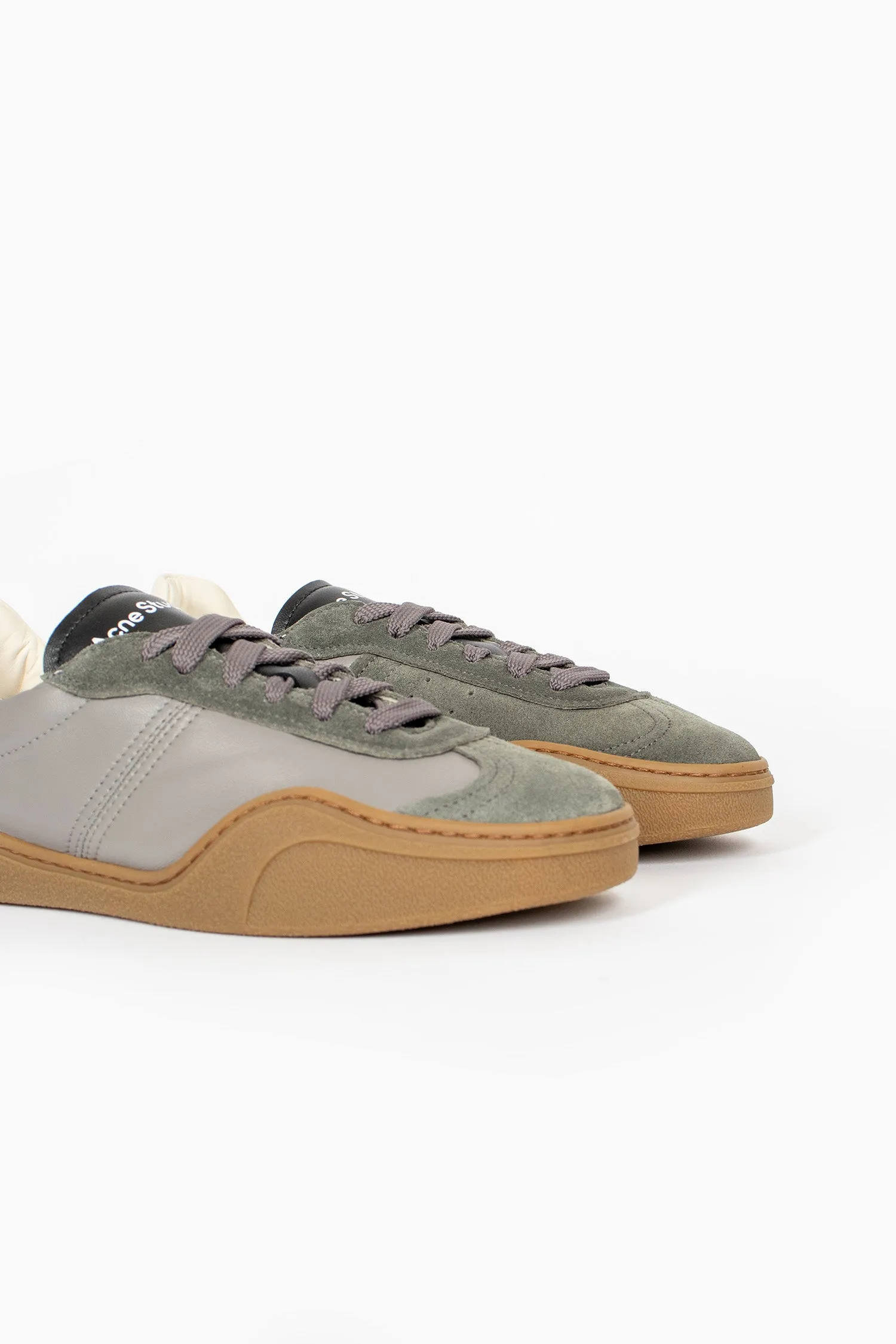 Lace Up Sneakers Multi Grey Urban Trends