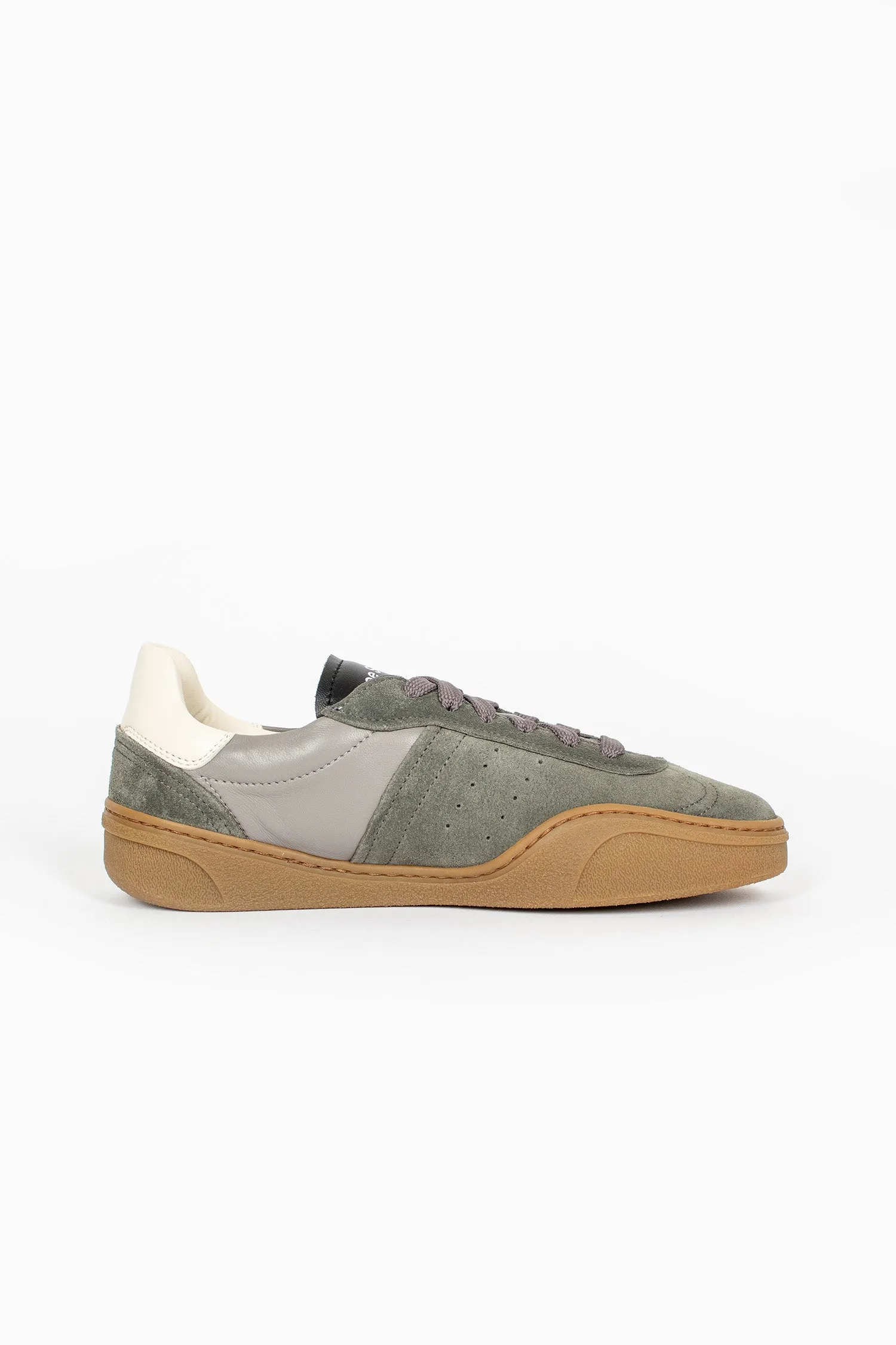 Lace Up Sneakers Multi Grey Fashionable Look Flat Outsole