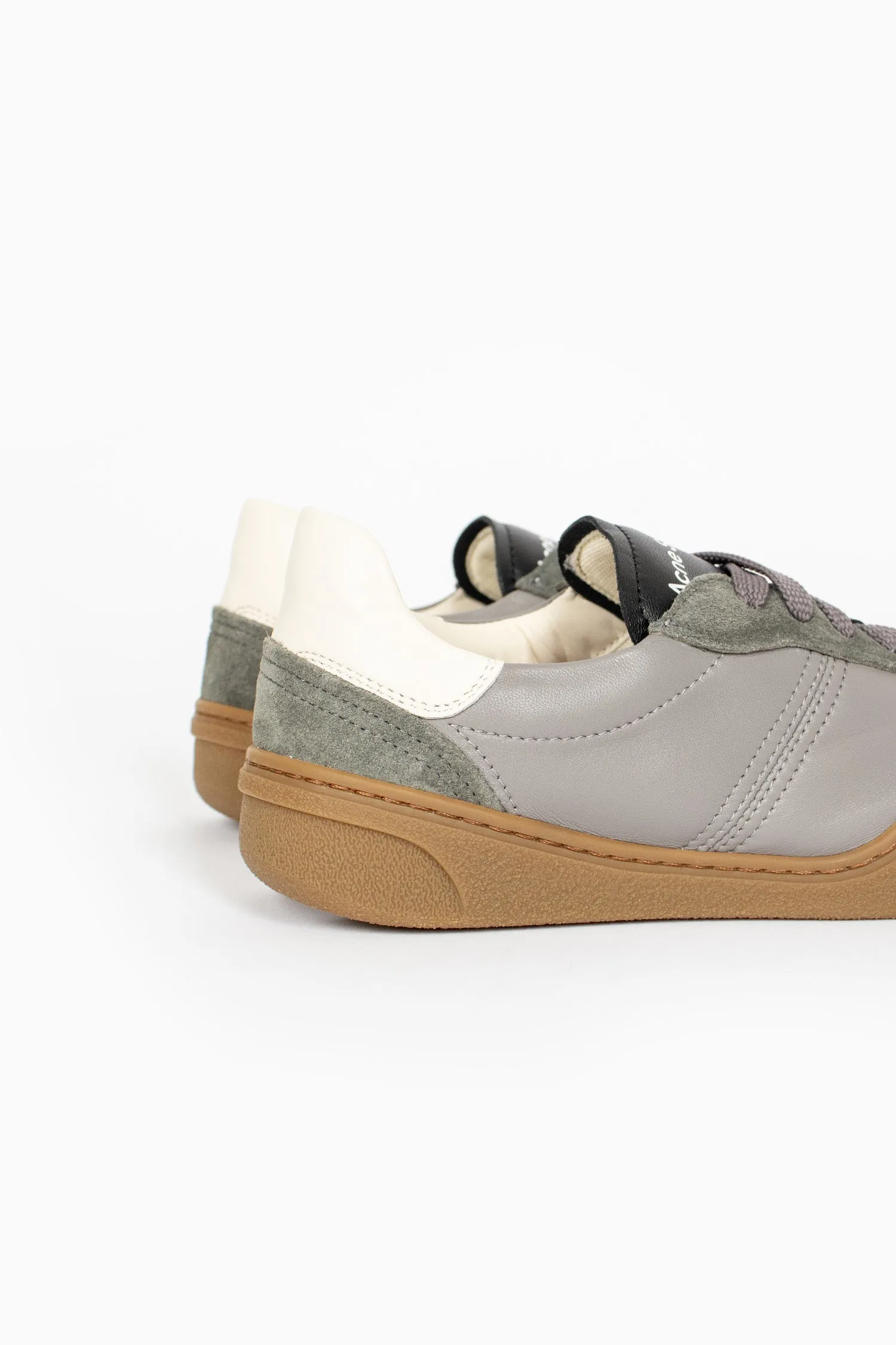 Balanced Frame Lace Up Sneakers Multi Grey