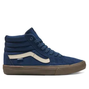 Breathable Vans BMX Sk8-Hi - Navy with Dark Gum