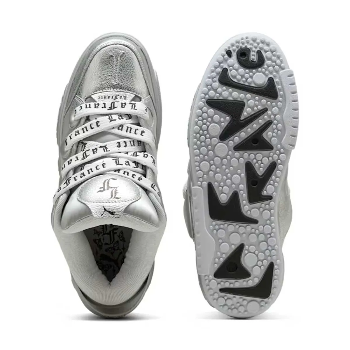   Lamelo Ball Lafrance Written in Chrome 'Silver Mist PUMA Silver' Cushioned Sole