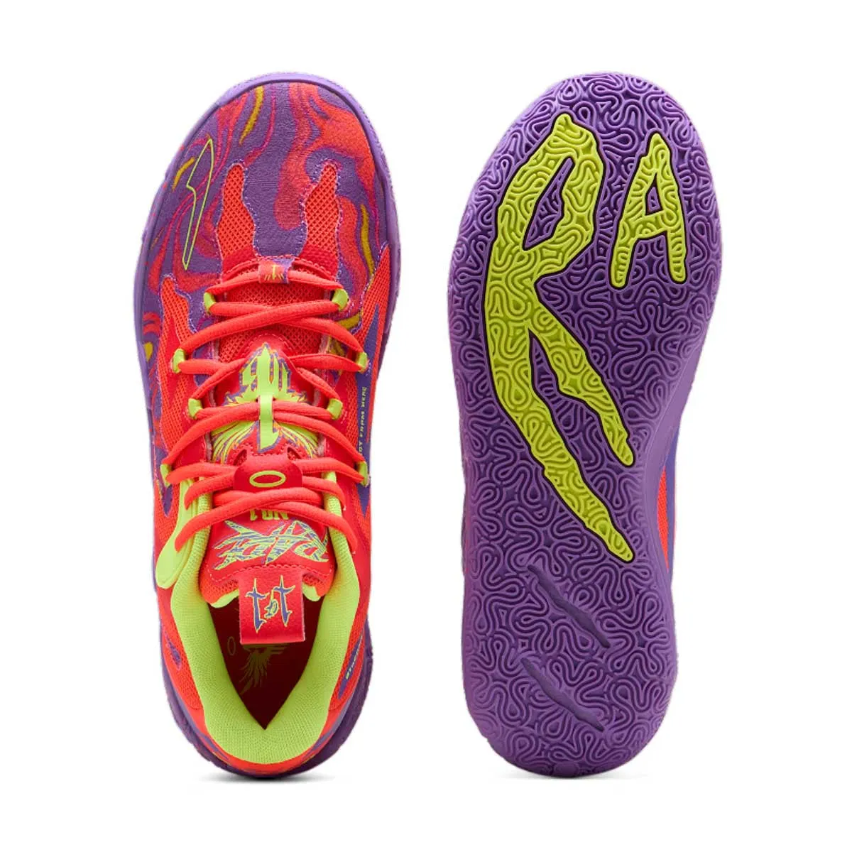   LaMelo Ball MB.03 Lo 'Lava Purple' Daily Walking Midfoot Stability