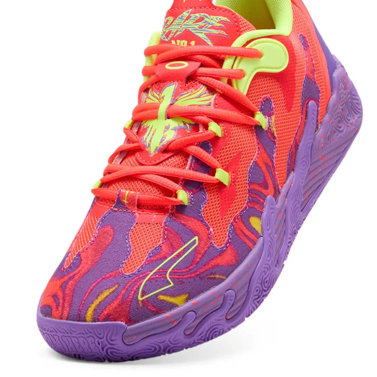   LaMelo Ball MB.03 Lo 'Lava Purple' Reinforced Arch Soft Collar