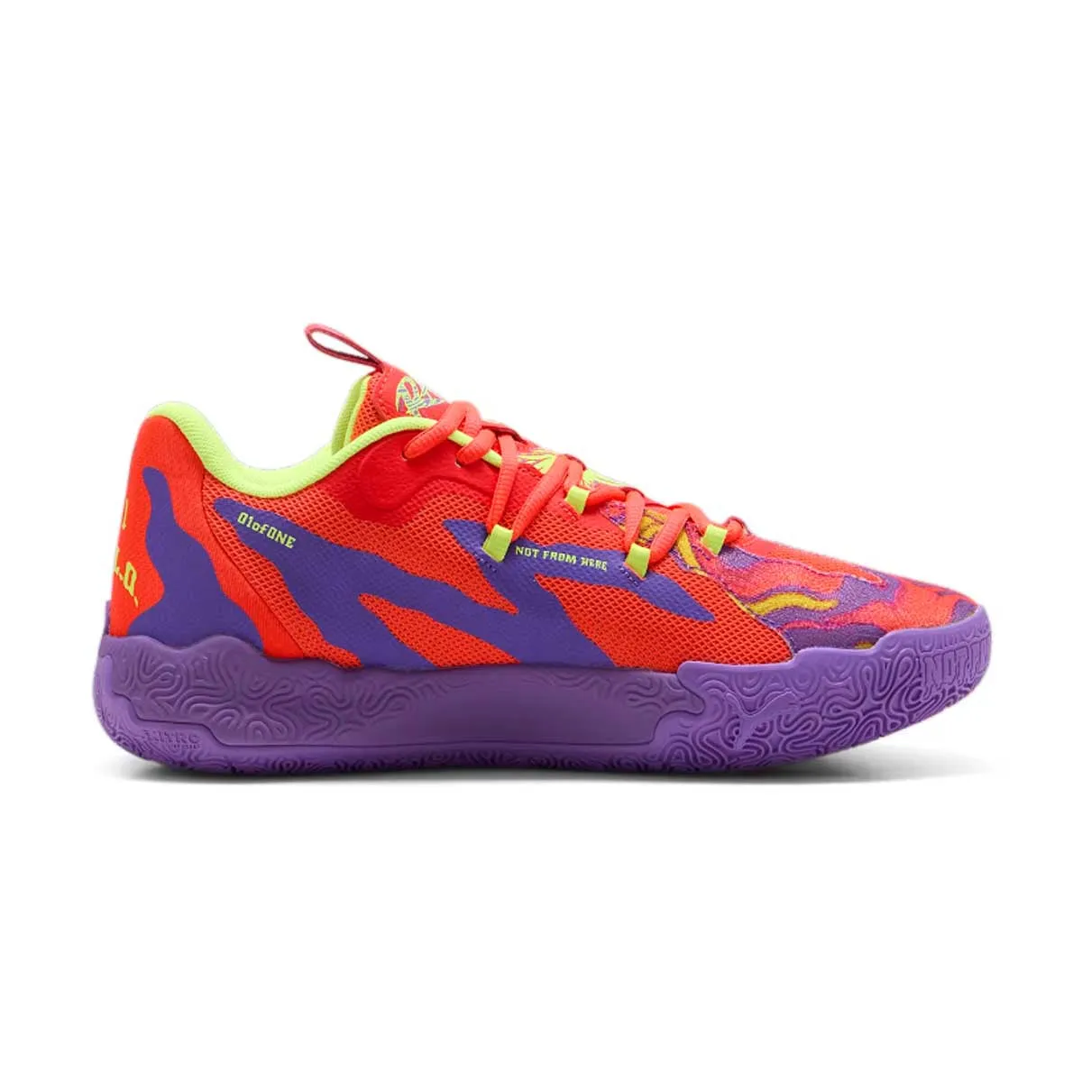 Abrasion Resistant Reinforcement Running Friendly   LaMelo Ball MB.03 Lo 'Lava Purple'