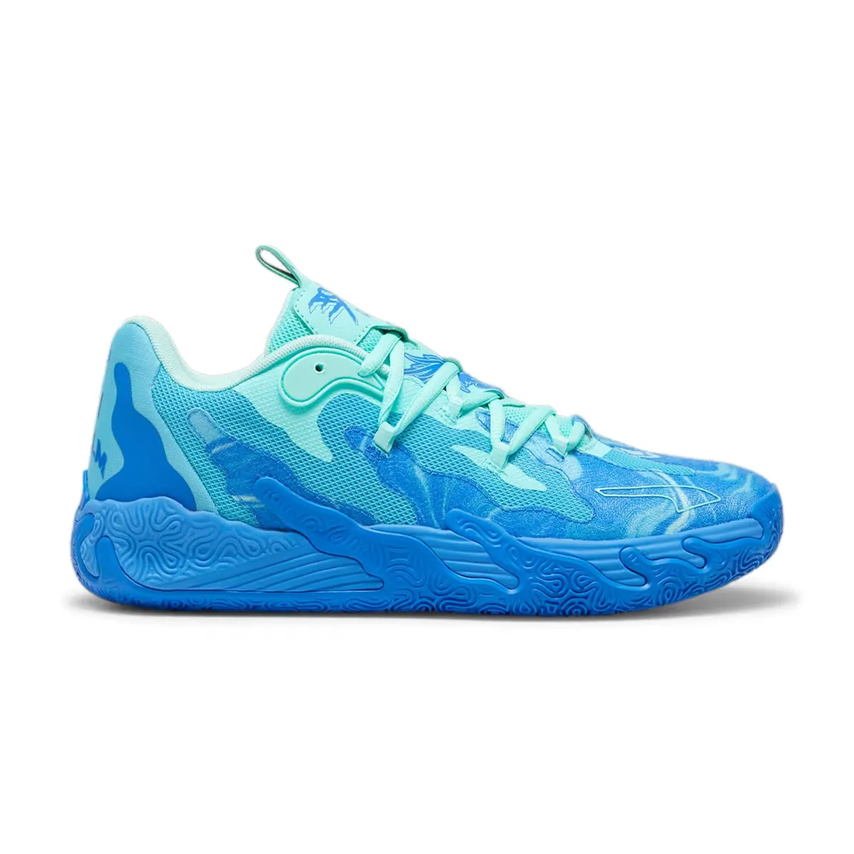 Hexagonal Traction Seamless Inner Construction   LaMelo Ball MB.03 Lo 'Team Hyperlink Blue'