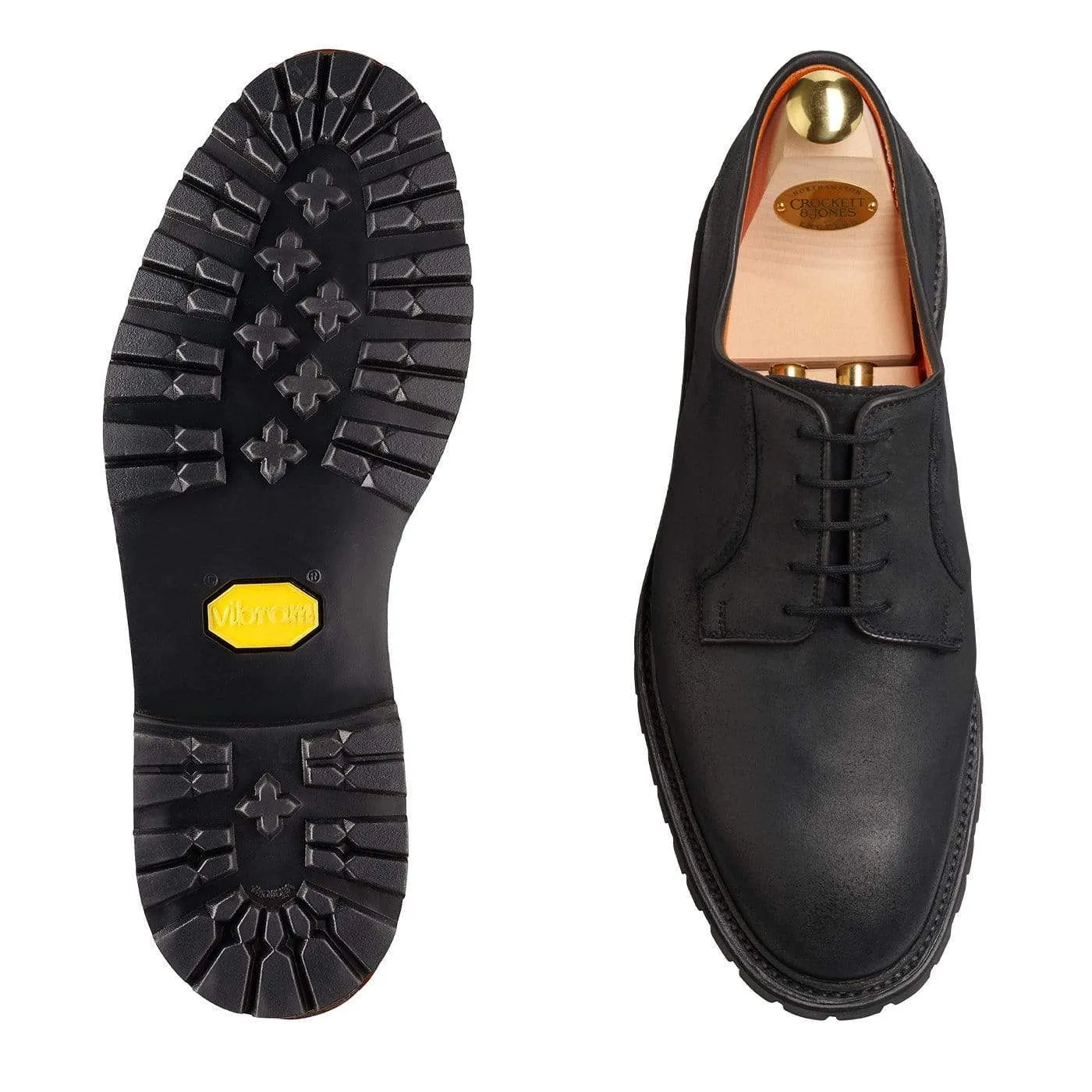 Chic Footwear Lanark 3 Black Rough-Out Suede