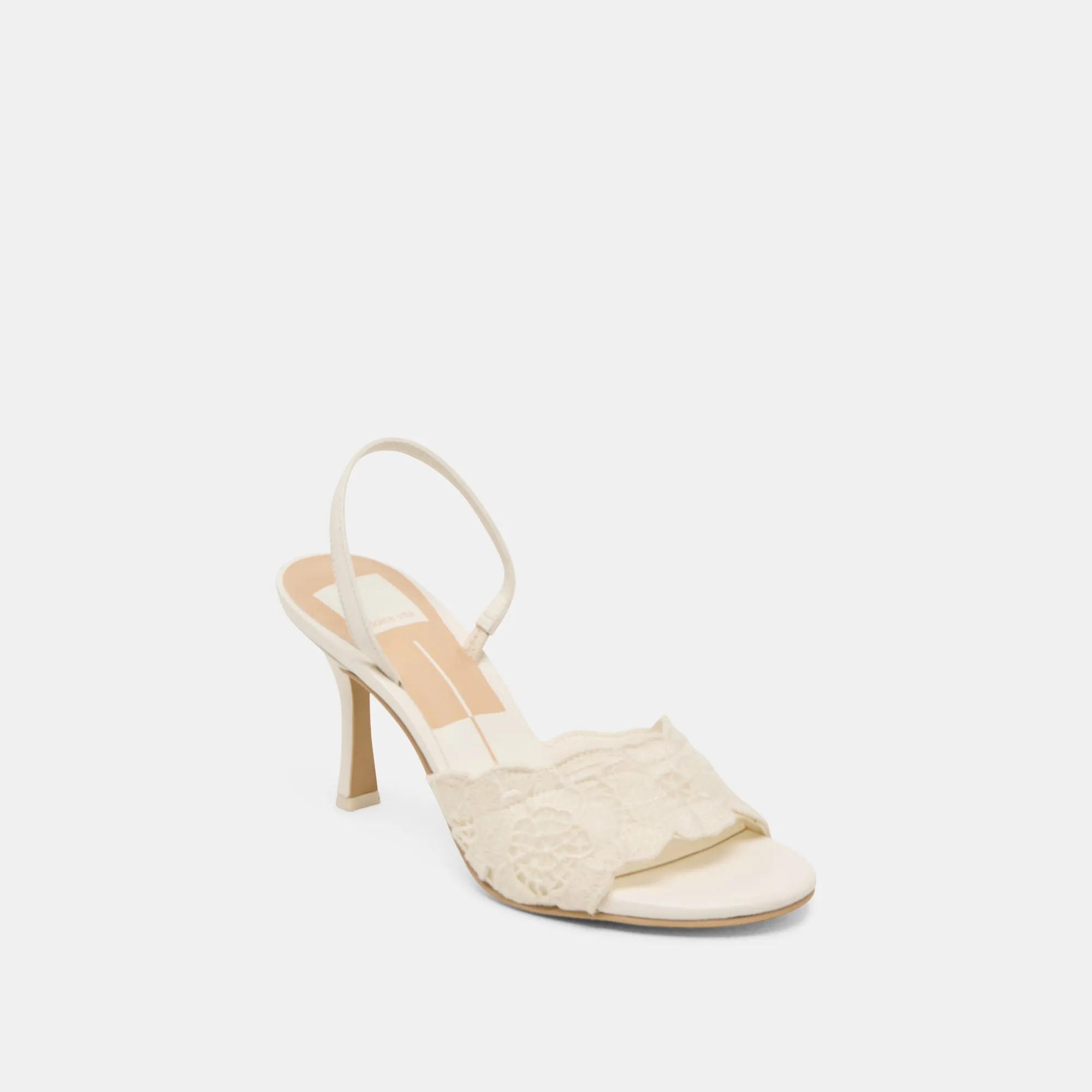 Court Classic Heels LARRA HEELS WHITE CROCHET